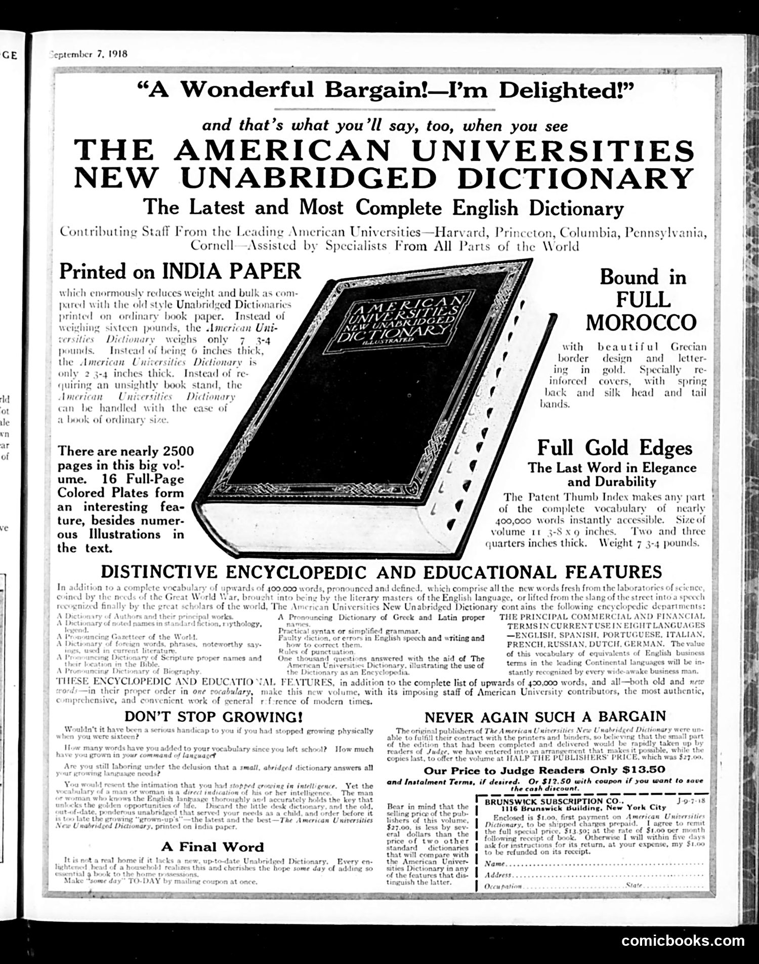 Judge — September 7, 1918 — page 31 of 32