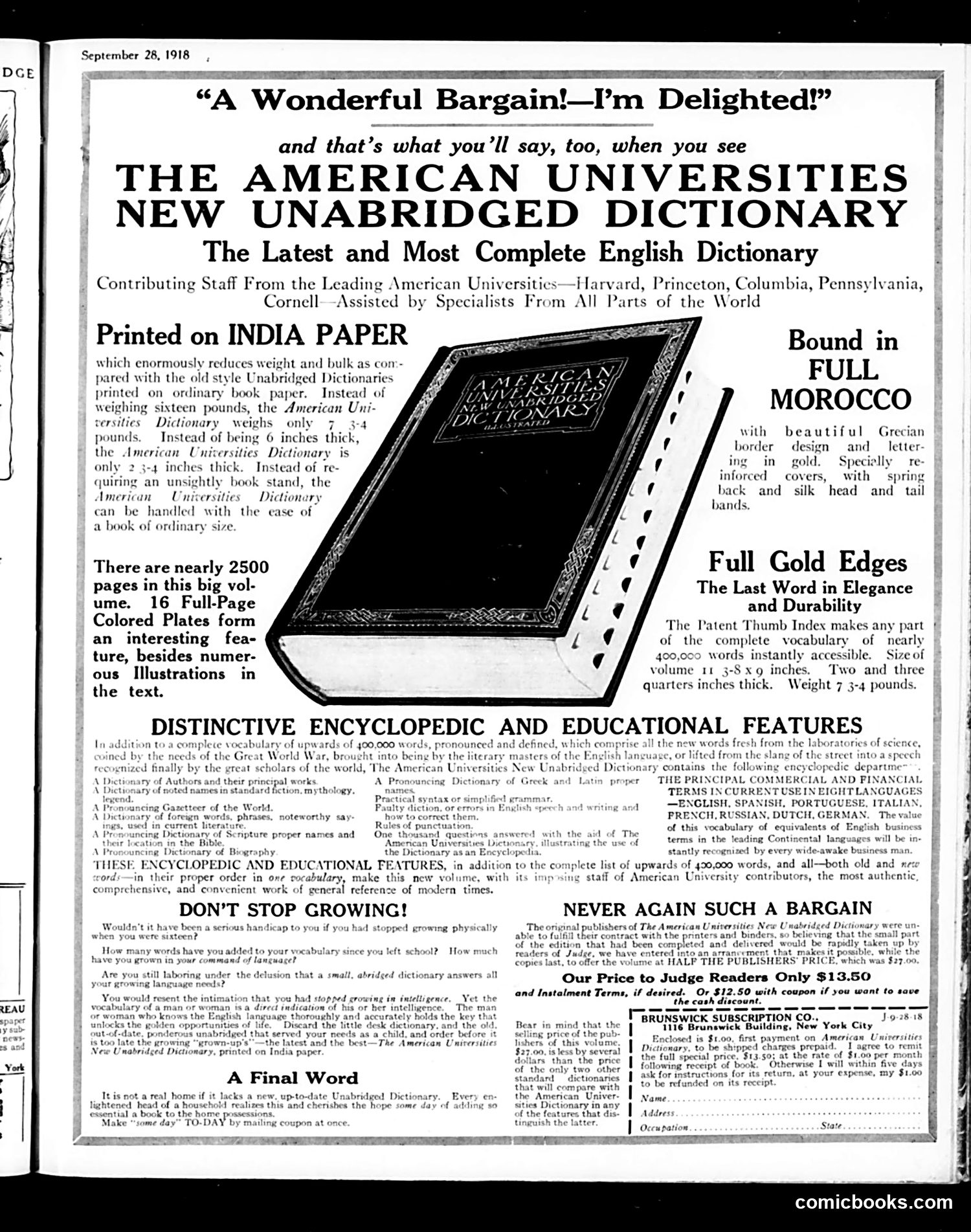 Judge — September 28, 1918 — page 31 of 32