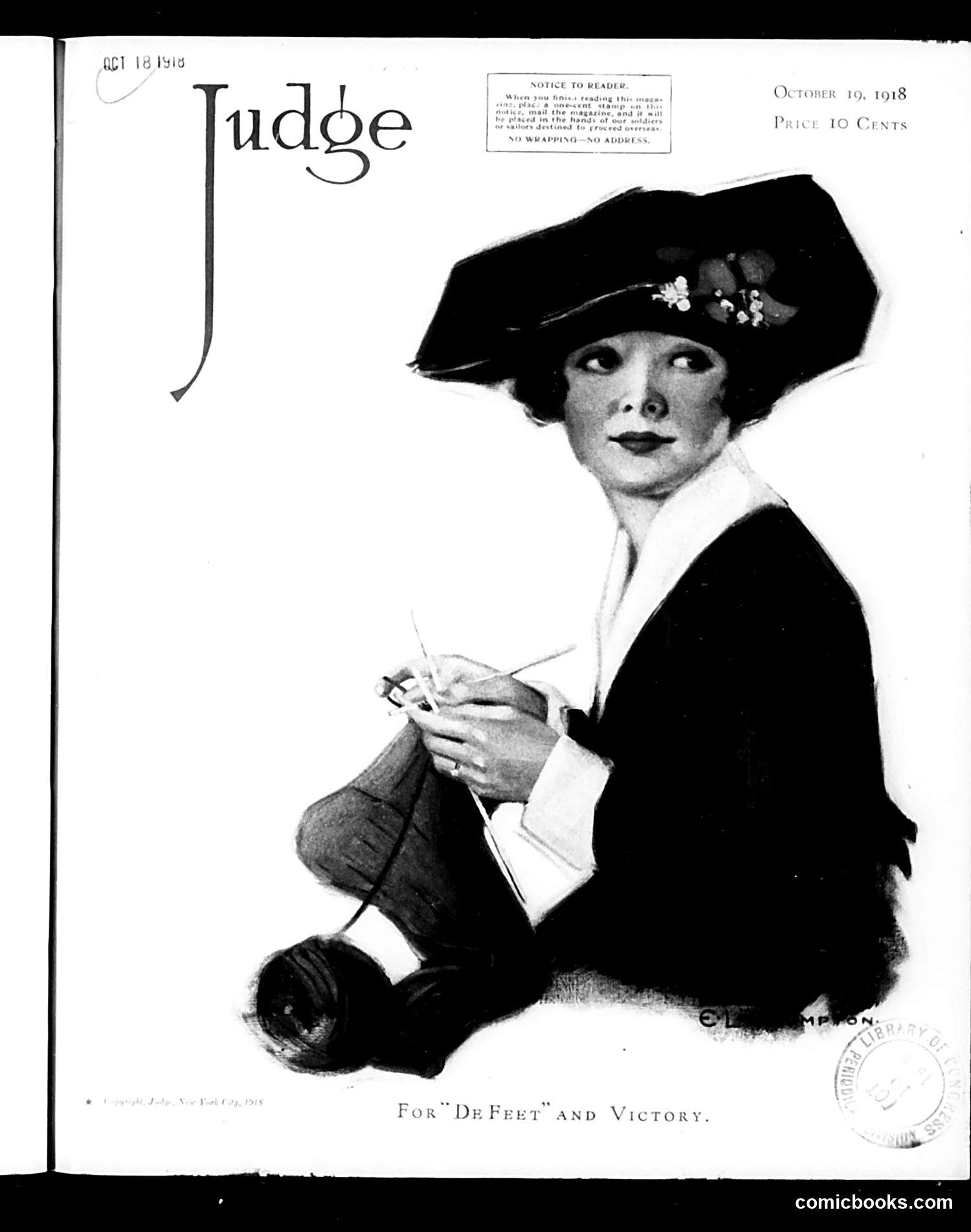 Judge — October 19, 1918