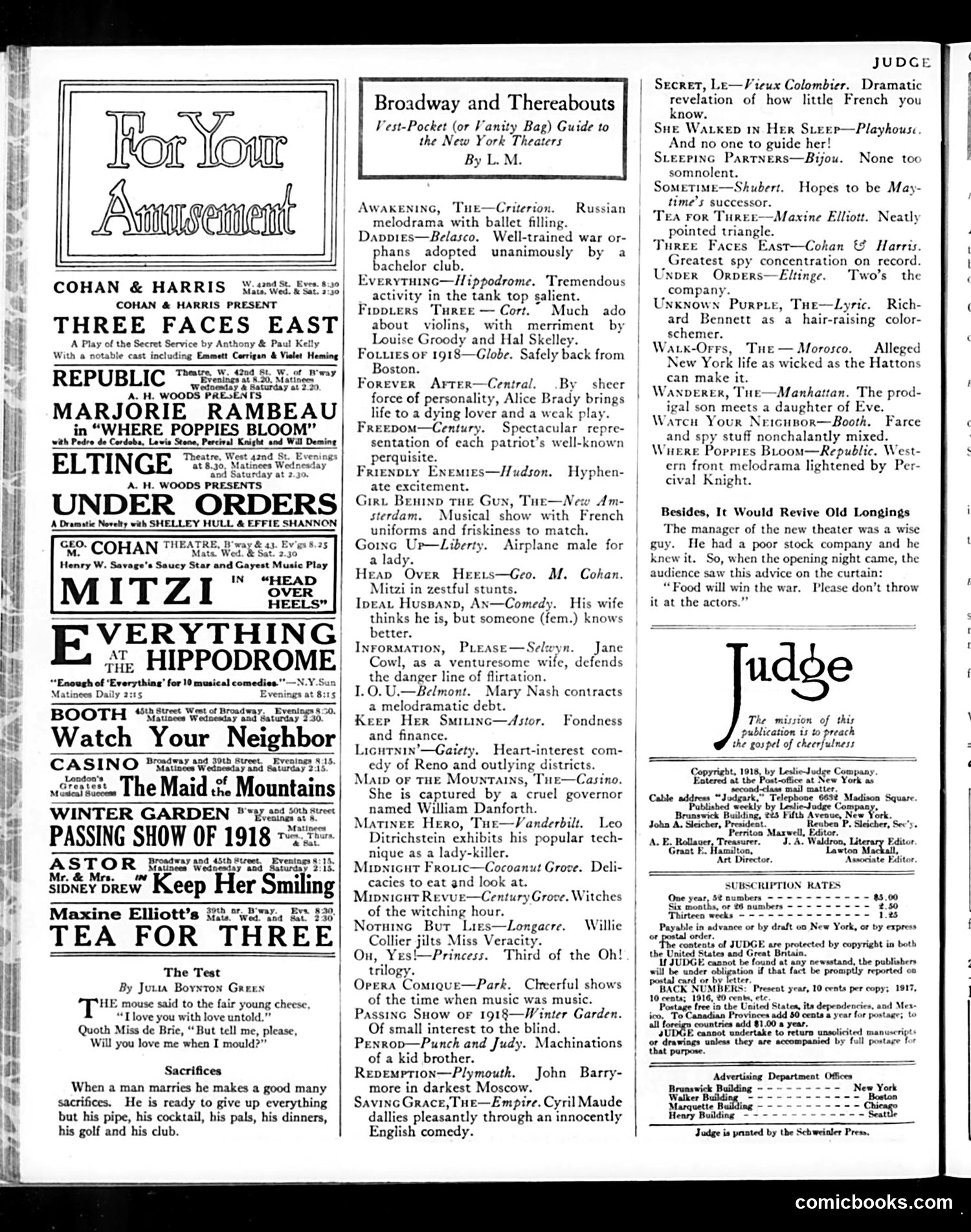 Judge — October 19, 1918 — page 26 of 32