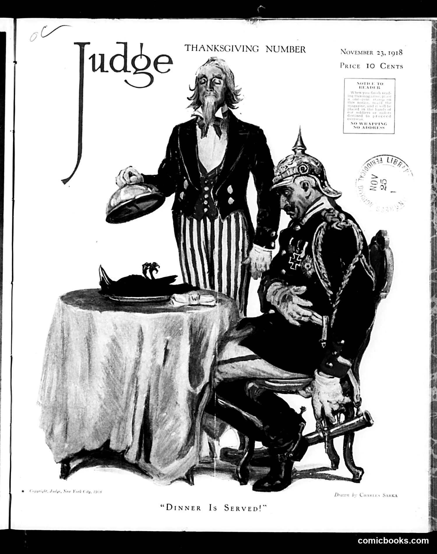 Judge — November 23, 1918