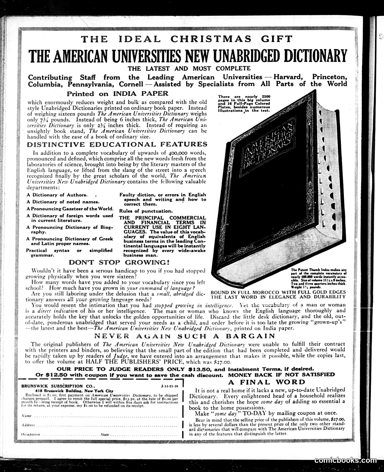 Judge — December 21, 1918 — page 32 of 32