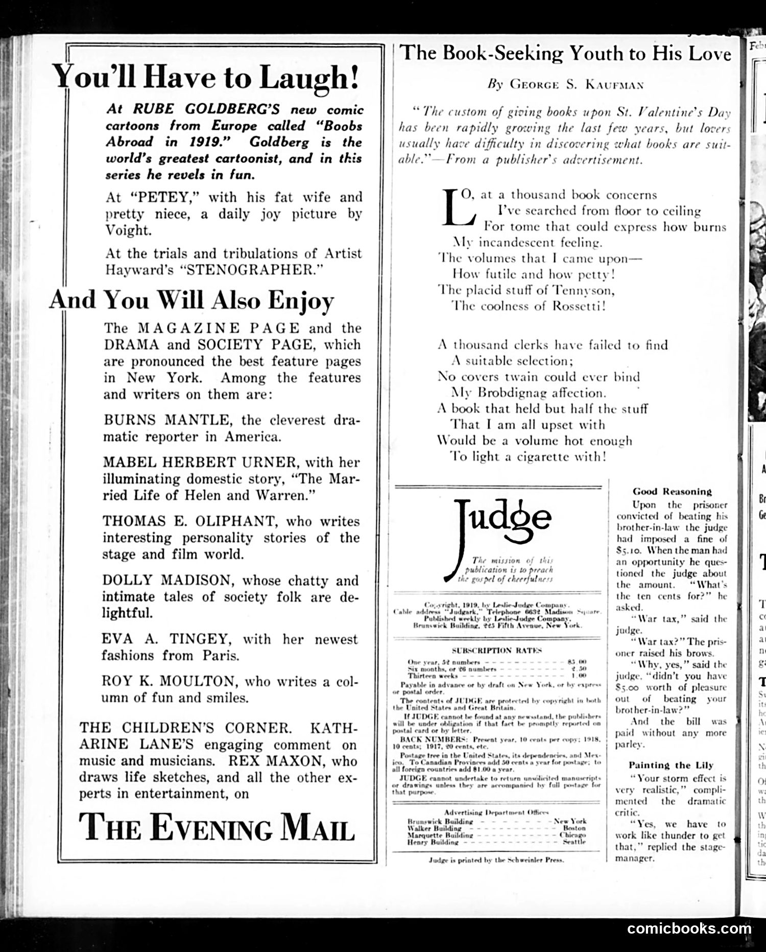 Judge — February 15, 1919 — page 30 of 32