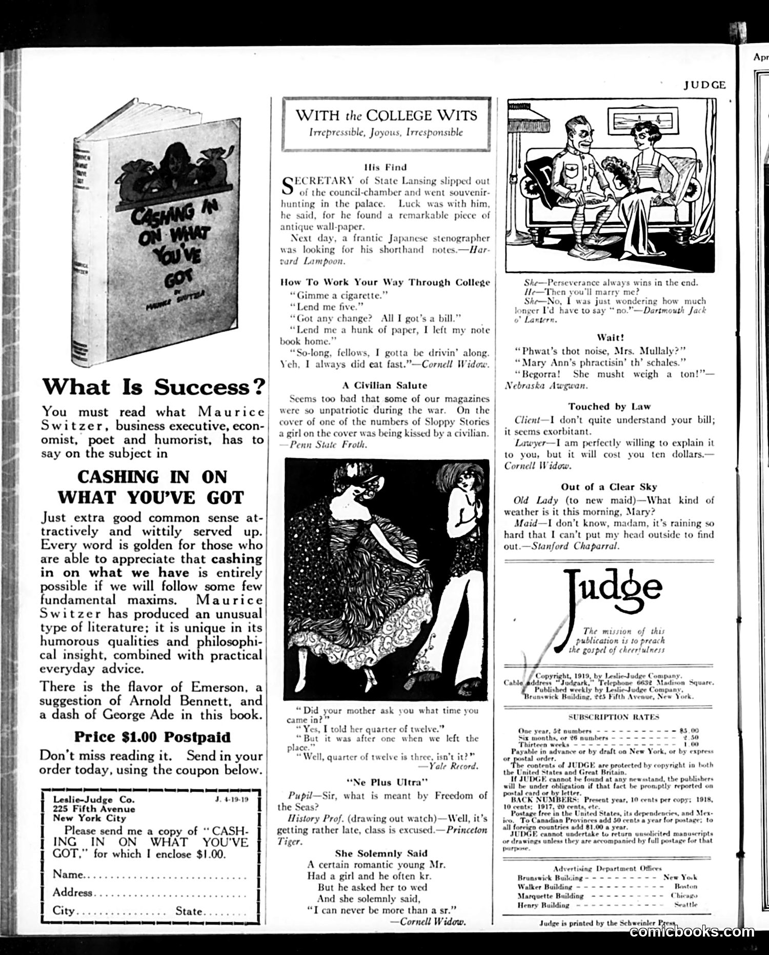 Judge — April 19, 1919 — page 30 of 32