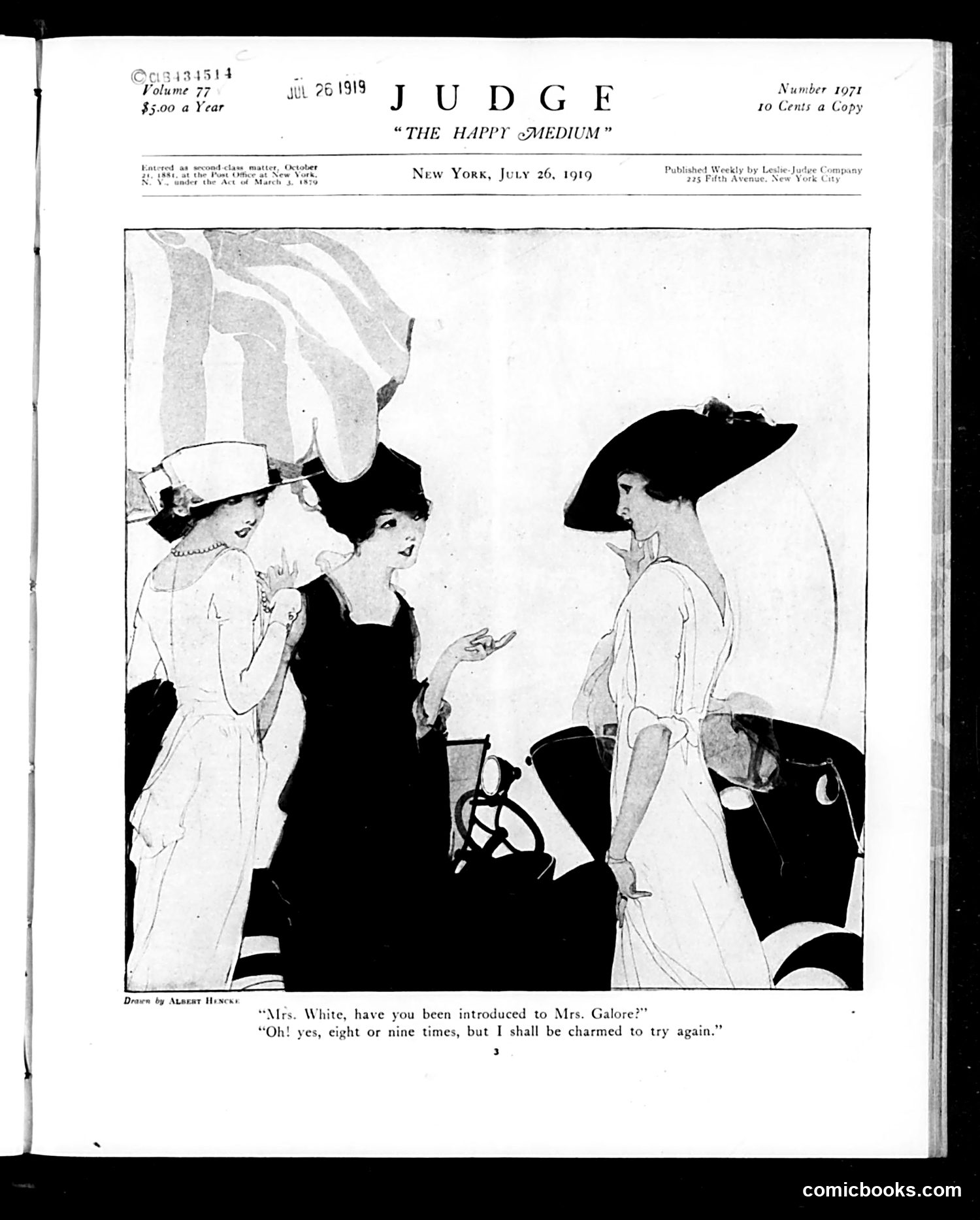 Judge — July 26, 1919 — page 3 of 36