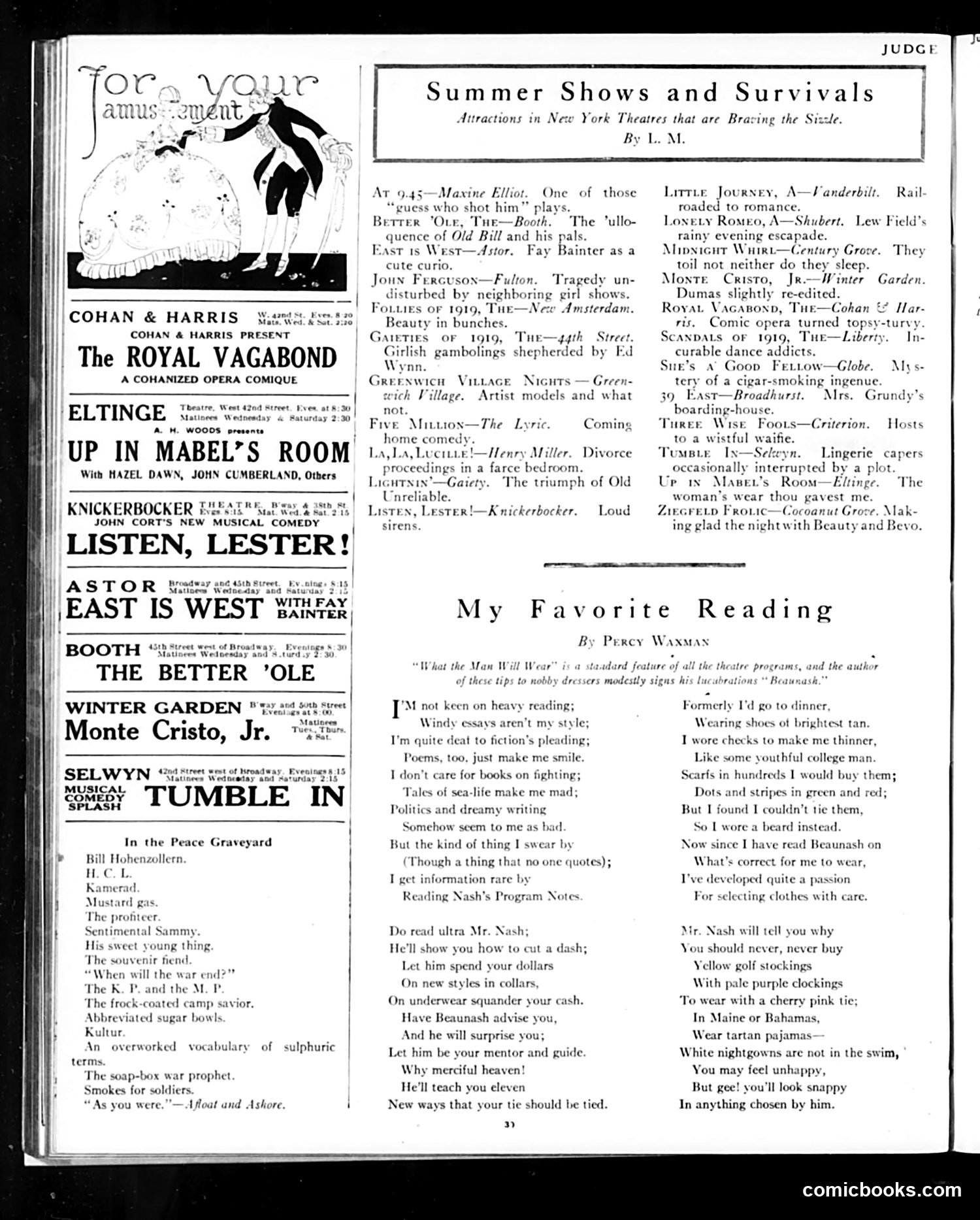 Judge — July 26, 1919 — page 30 of 36