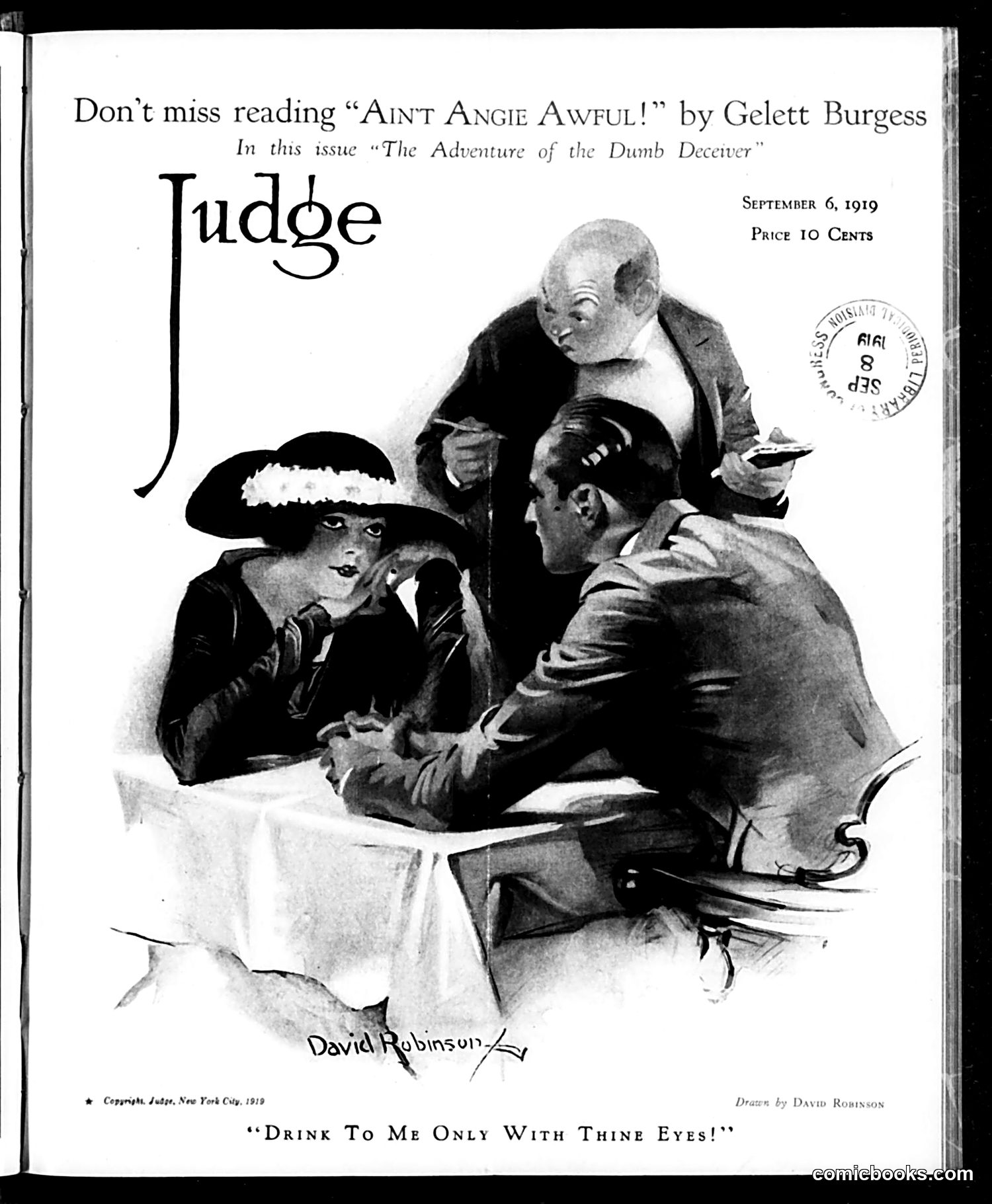 Judge — September 6, 1919
