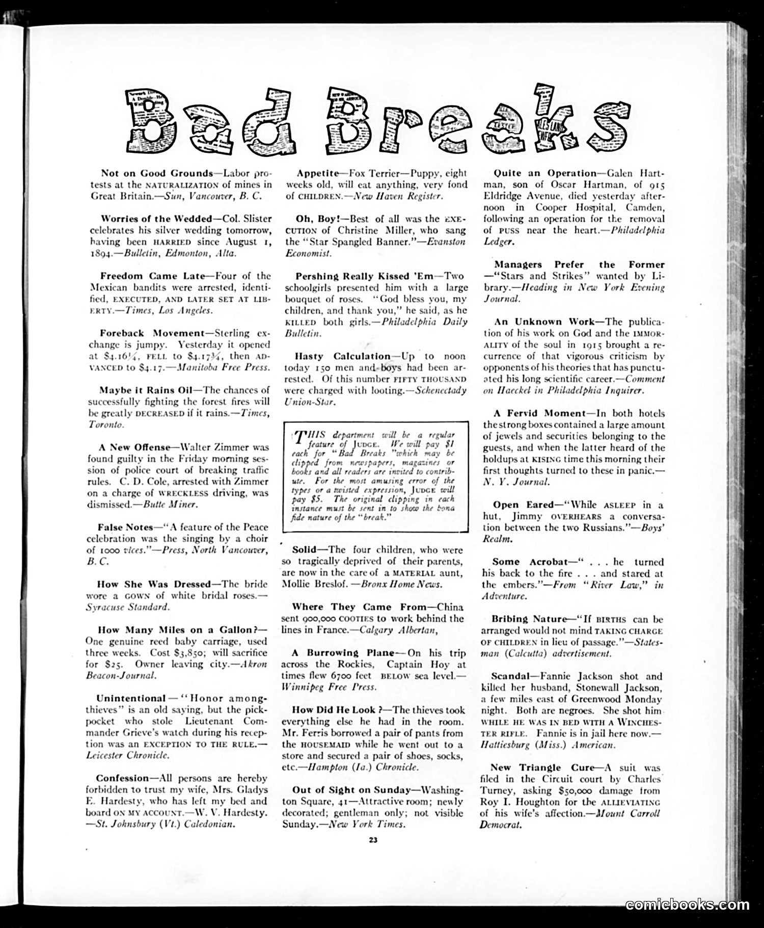 Judge — October 11, 1919 — page 23 of 36