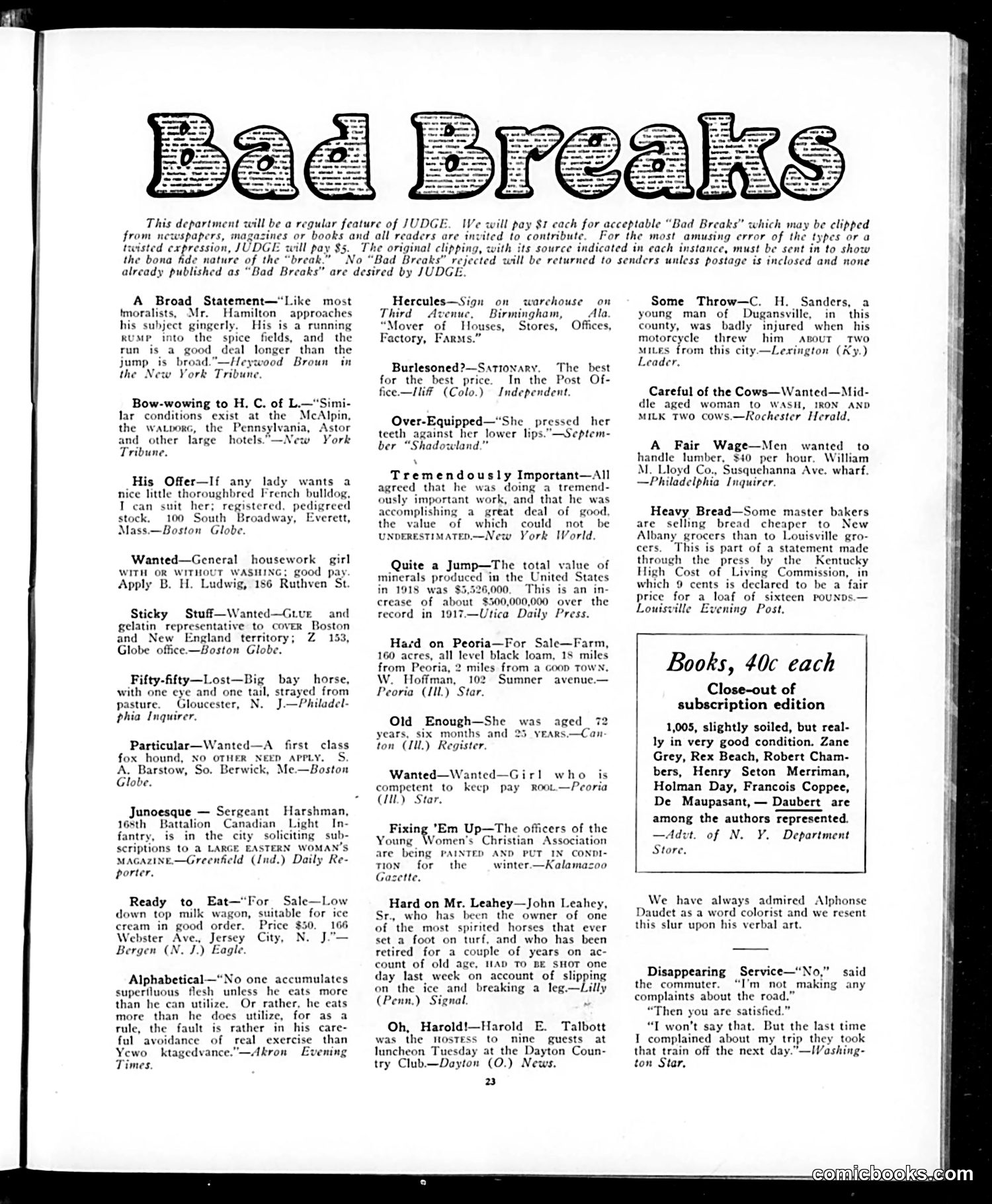 Judge — October 18, 1919 — page 23 of 36