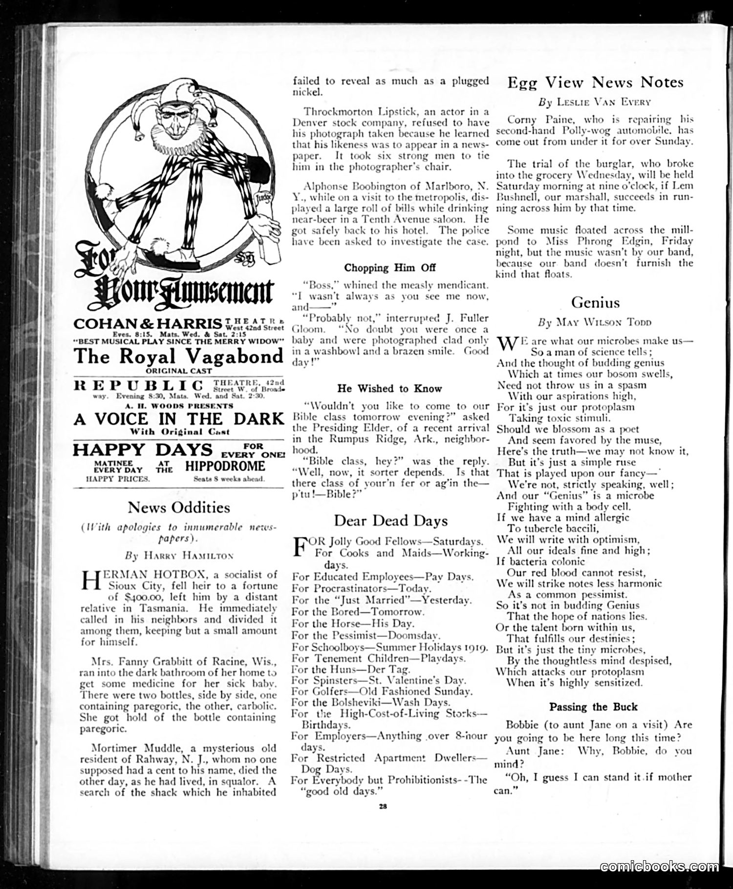Judge — October 25, 1919 — page 28 of 36