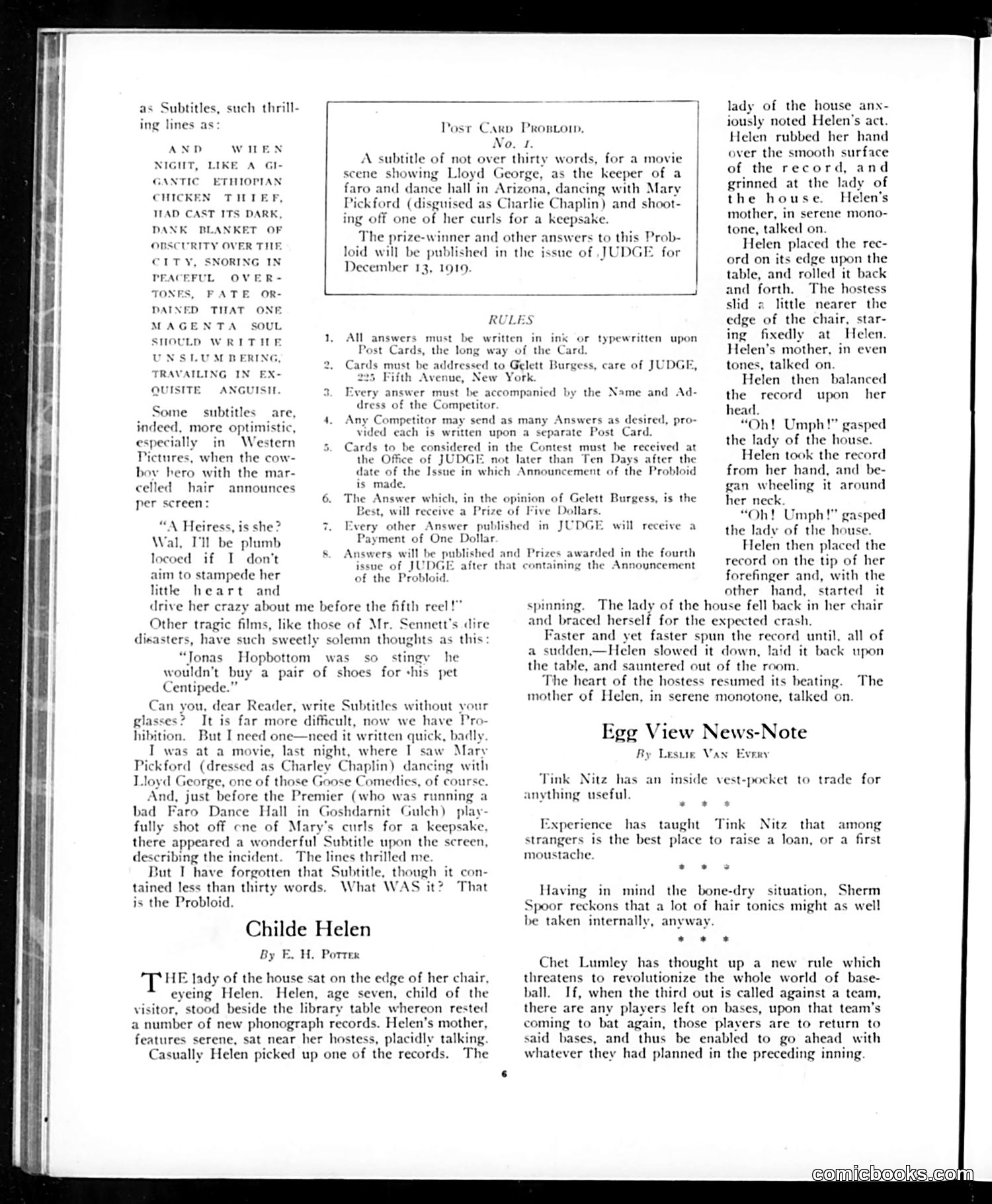 Judge — November 8, 1919 — page 6 of 36