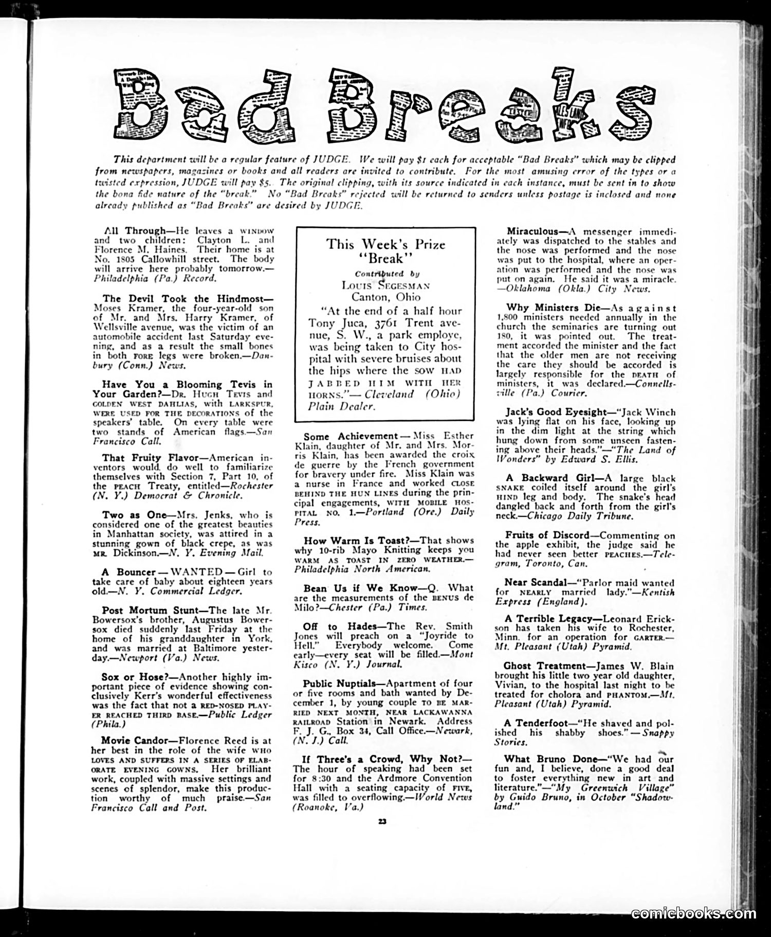 Judge — November 8, 1919 — page 23 of 36