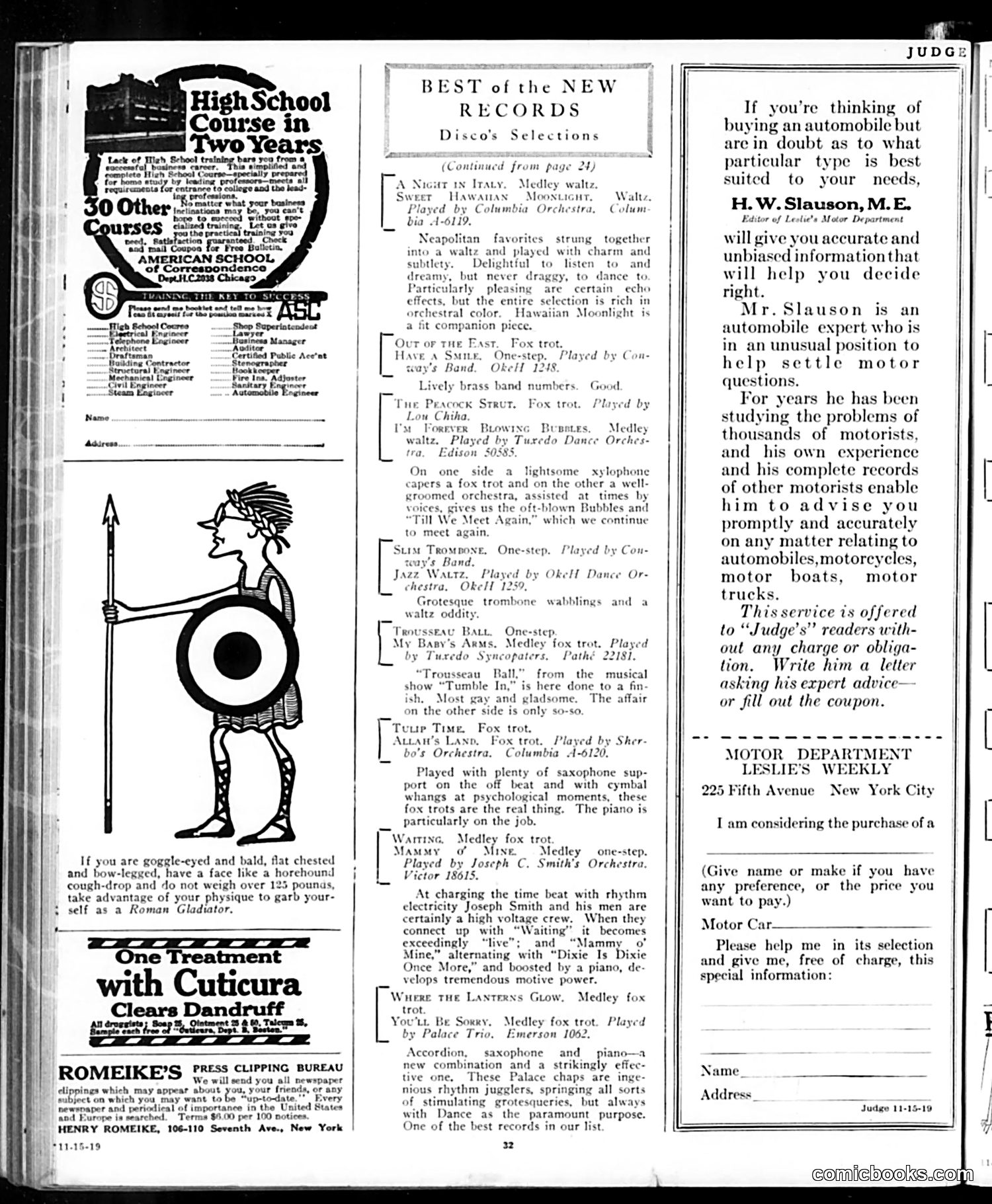 Judge — November 15, 1919 — page 32 of 36