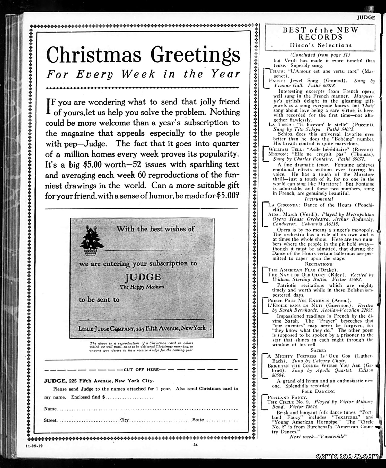 Judge — November 29, 1919 — page 34 of 36