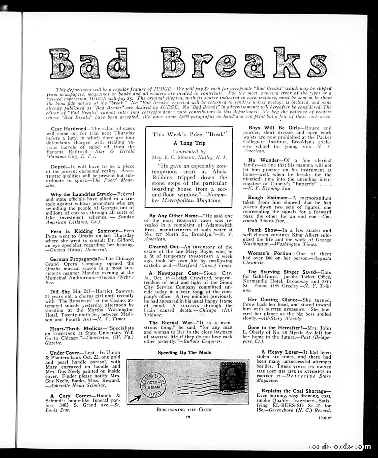 Judge — December 6, 1919 — page 19 of 36