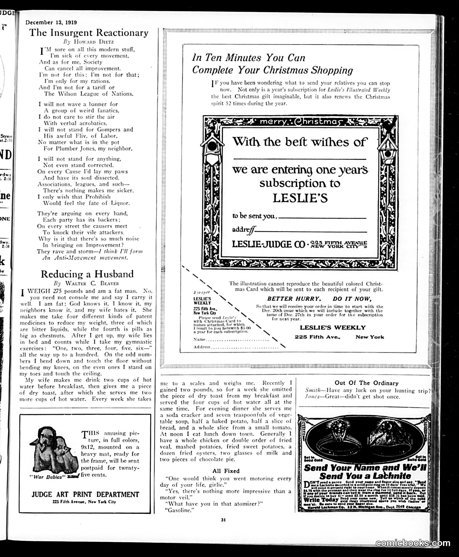 Judge — December 13, 1919 — page 31 of 36