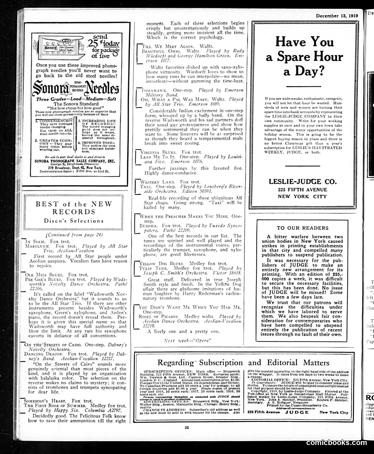 Judge — December 13, 1919 — page 32 of 36