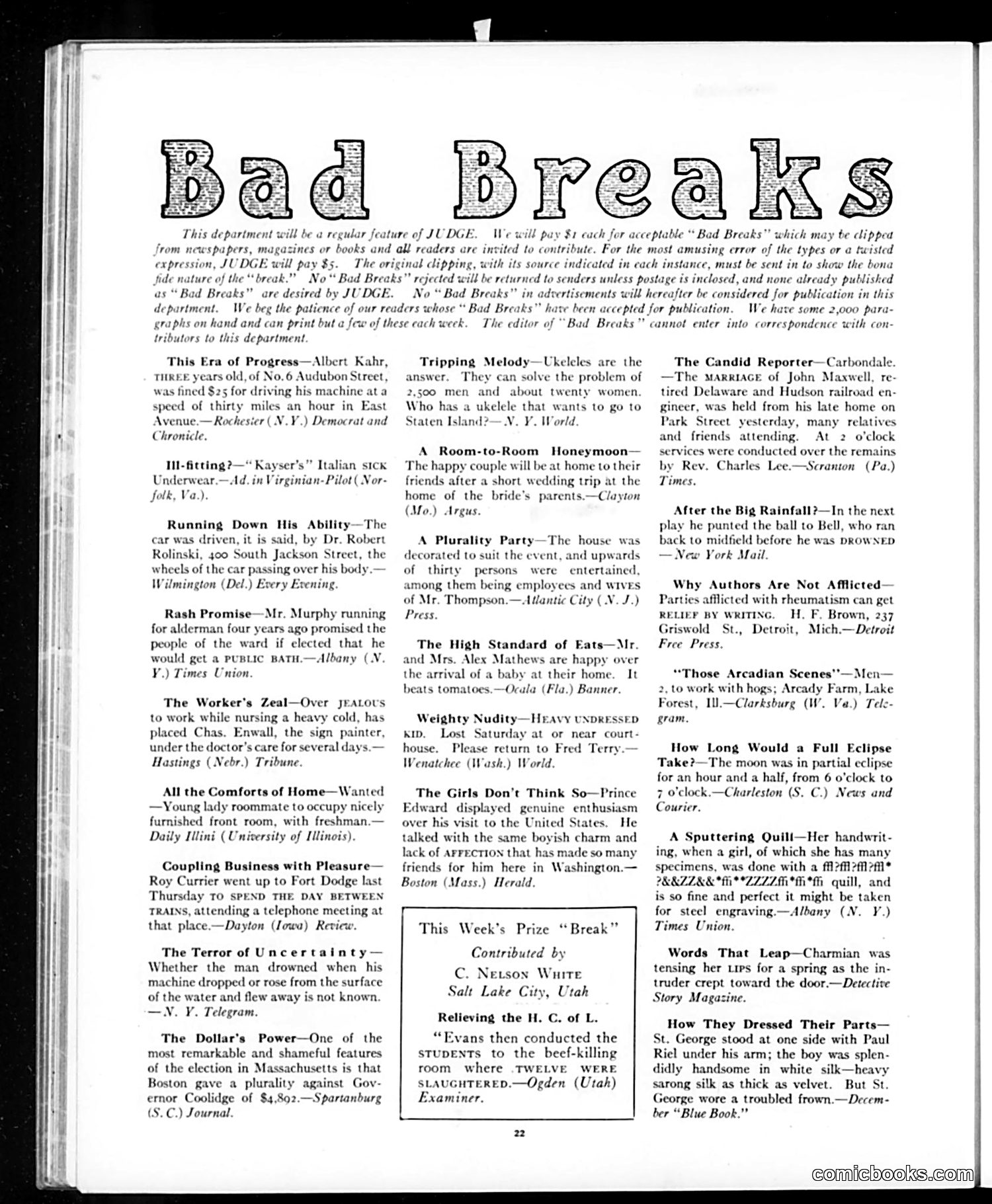 Judge — December 20, 1919 — page 22 of 36