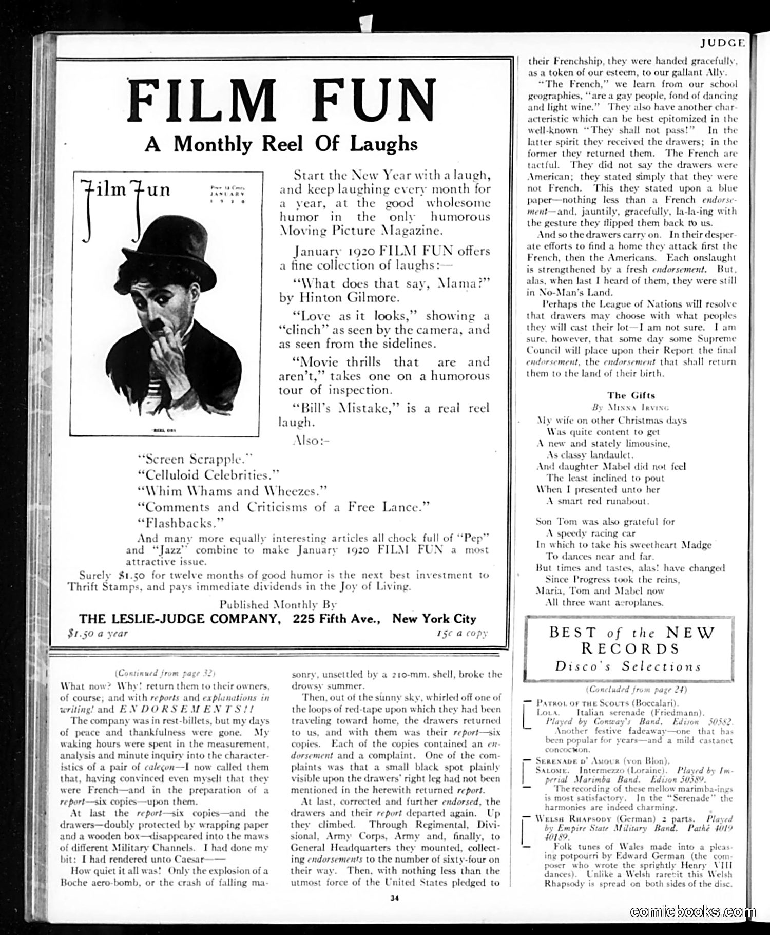 Judge — December 20, 1919 — page 34 of 36