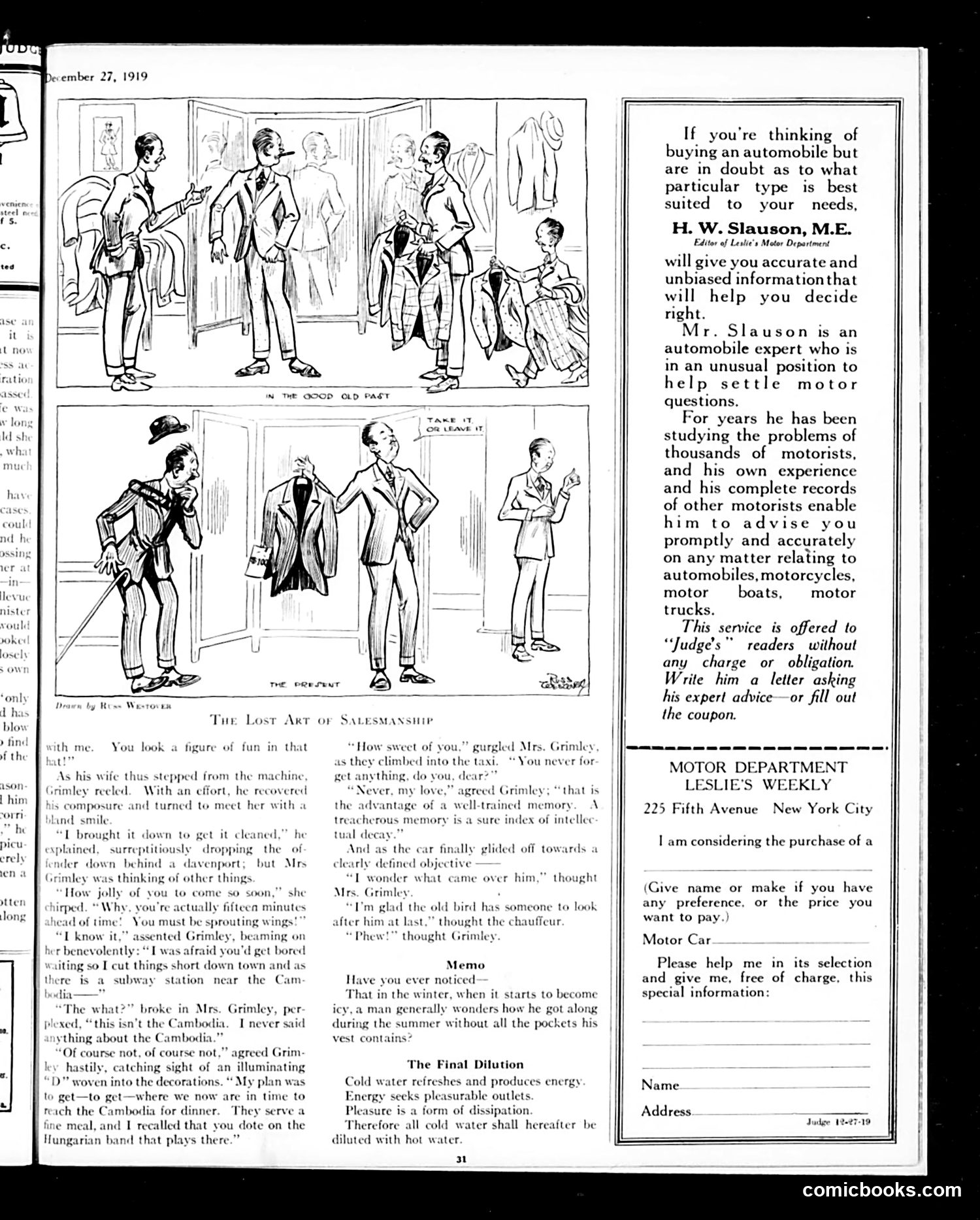 Judge — December 27, 1919 — page 31 of 37