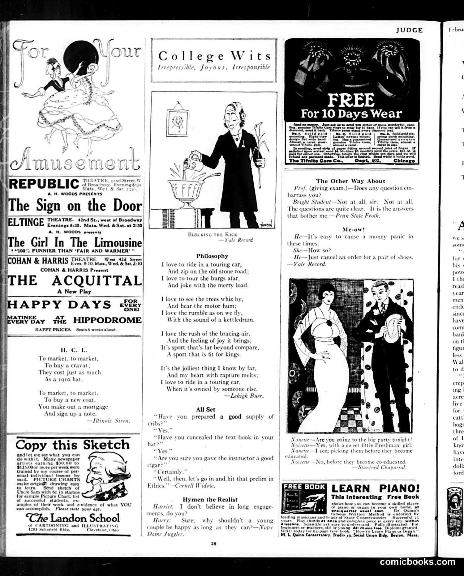 Judge — February 7, 1920 — page 28 of 36