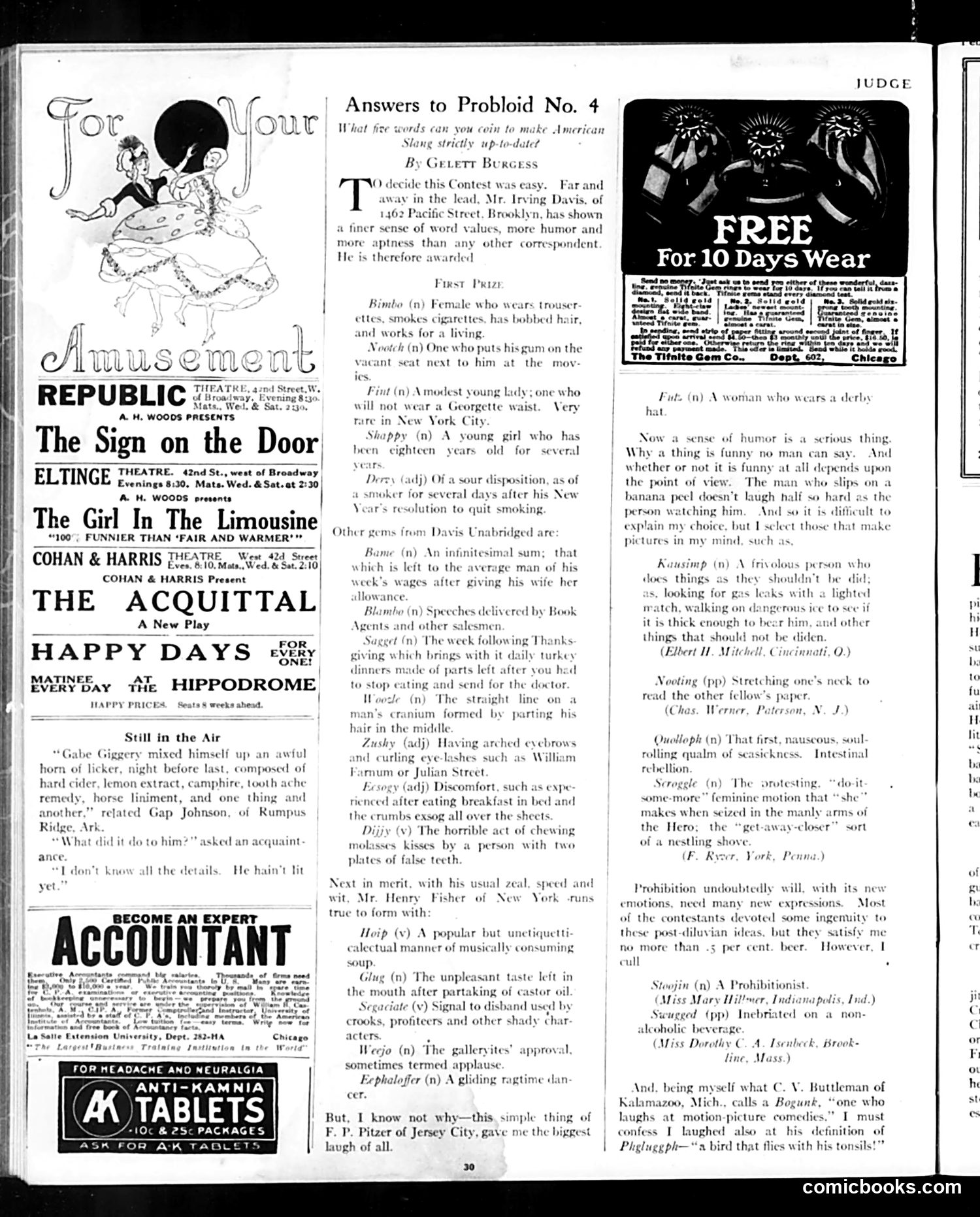 Judge — February 21, 1920 — page 30 of 36