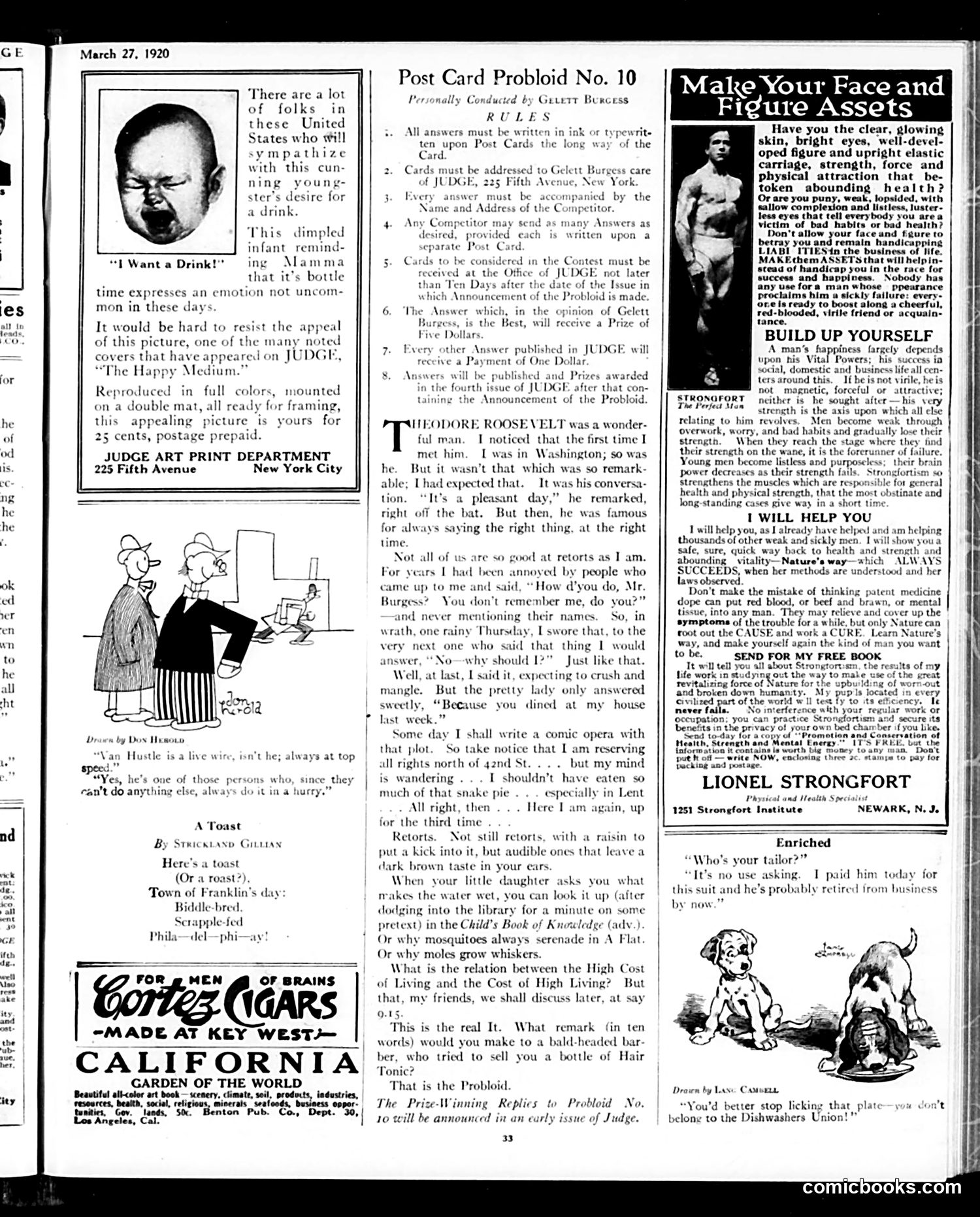 Judge — March 27, 1920 — page 33 of 36