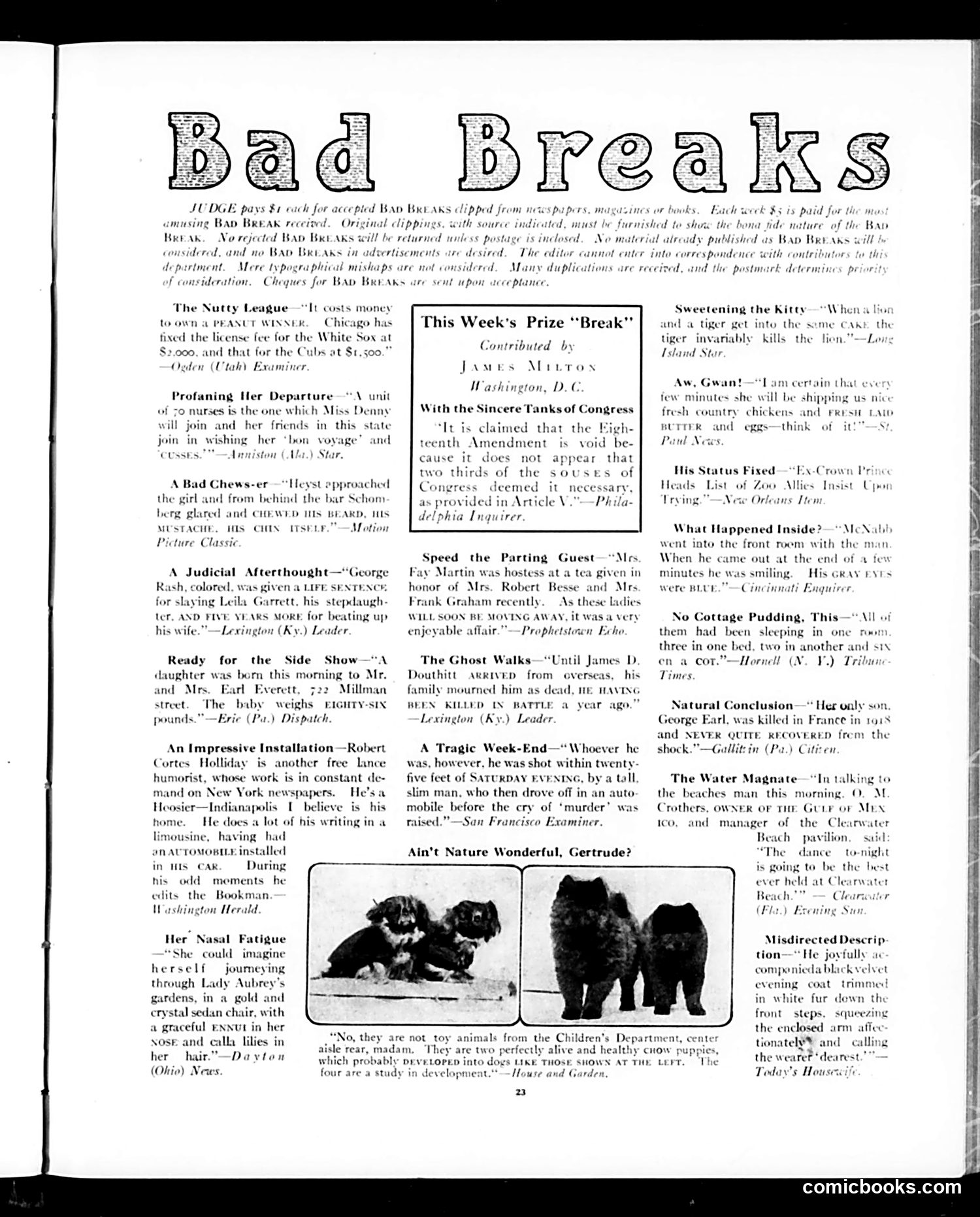 Judge — April 10, 1920 — page 23 of 36