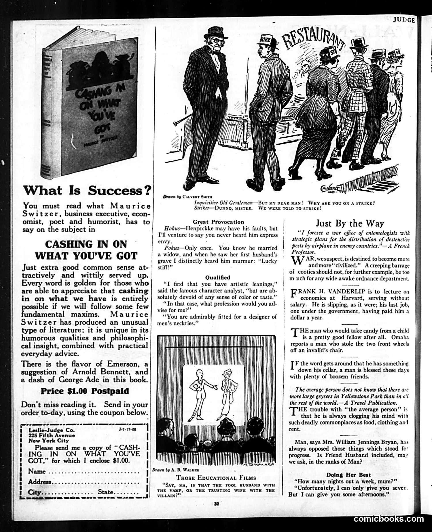 Judge — July 17, 1920 — page 32 of 36