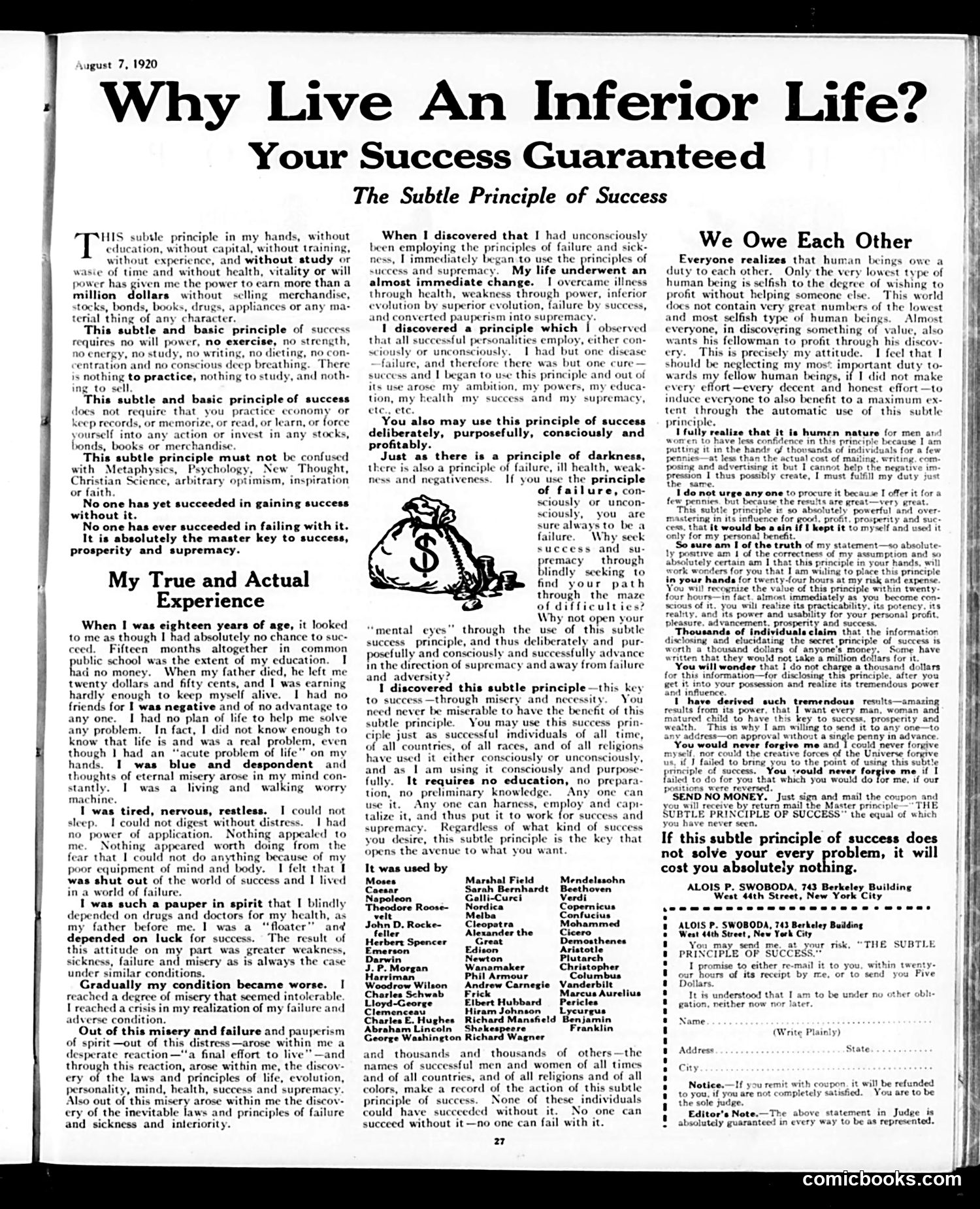 Judge — August 7, 1920 — page 27 of 36