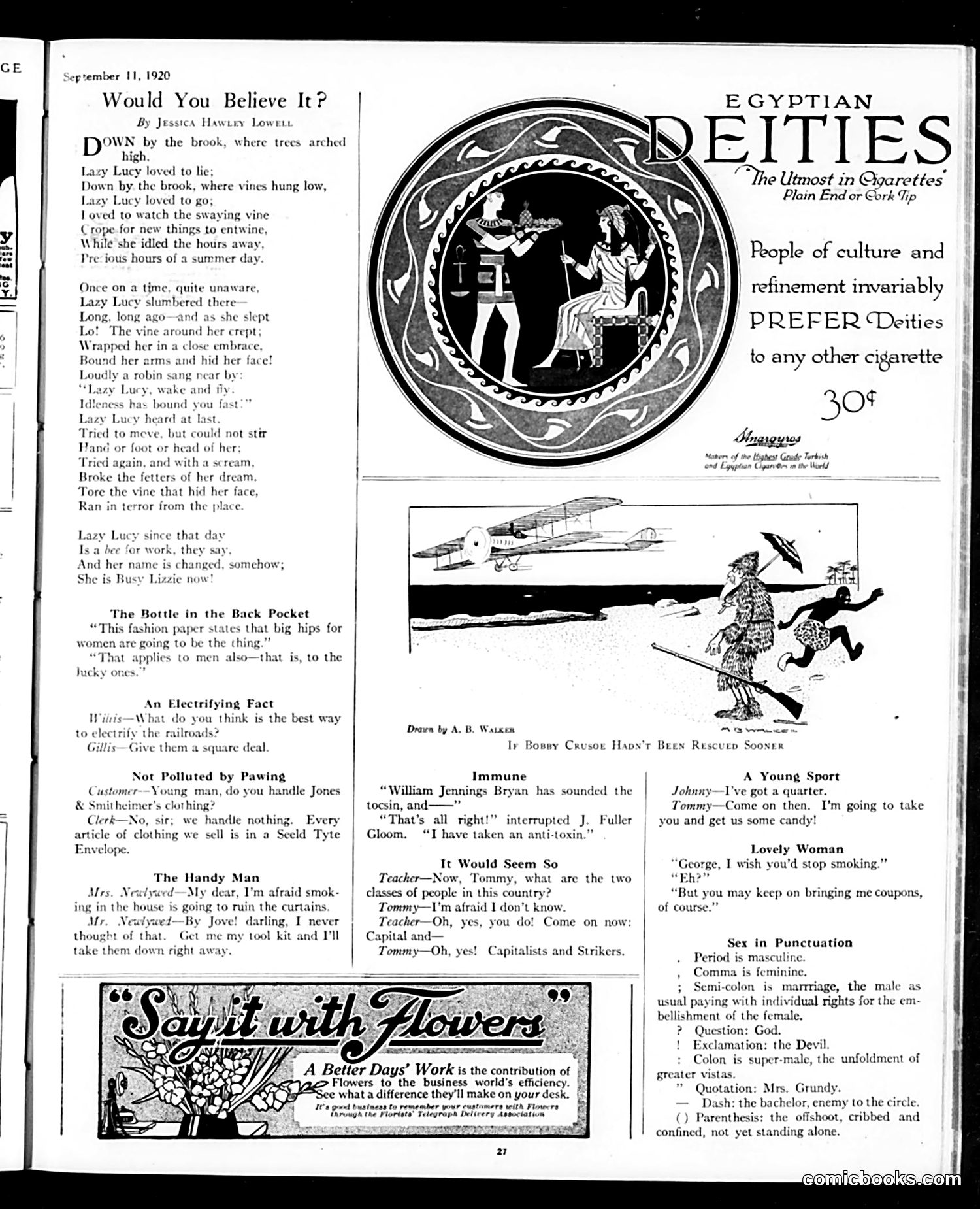 Judge — September 11, 1920 — page 27 of 32