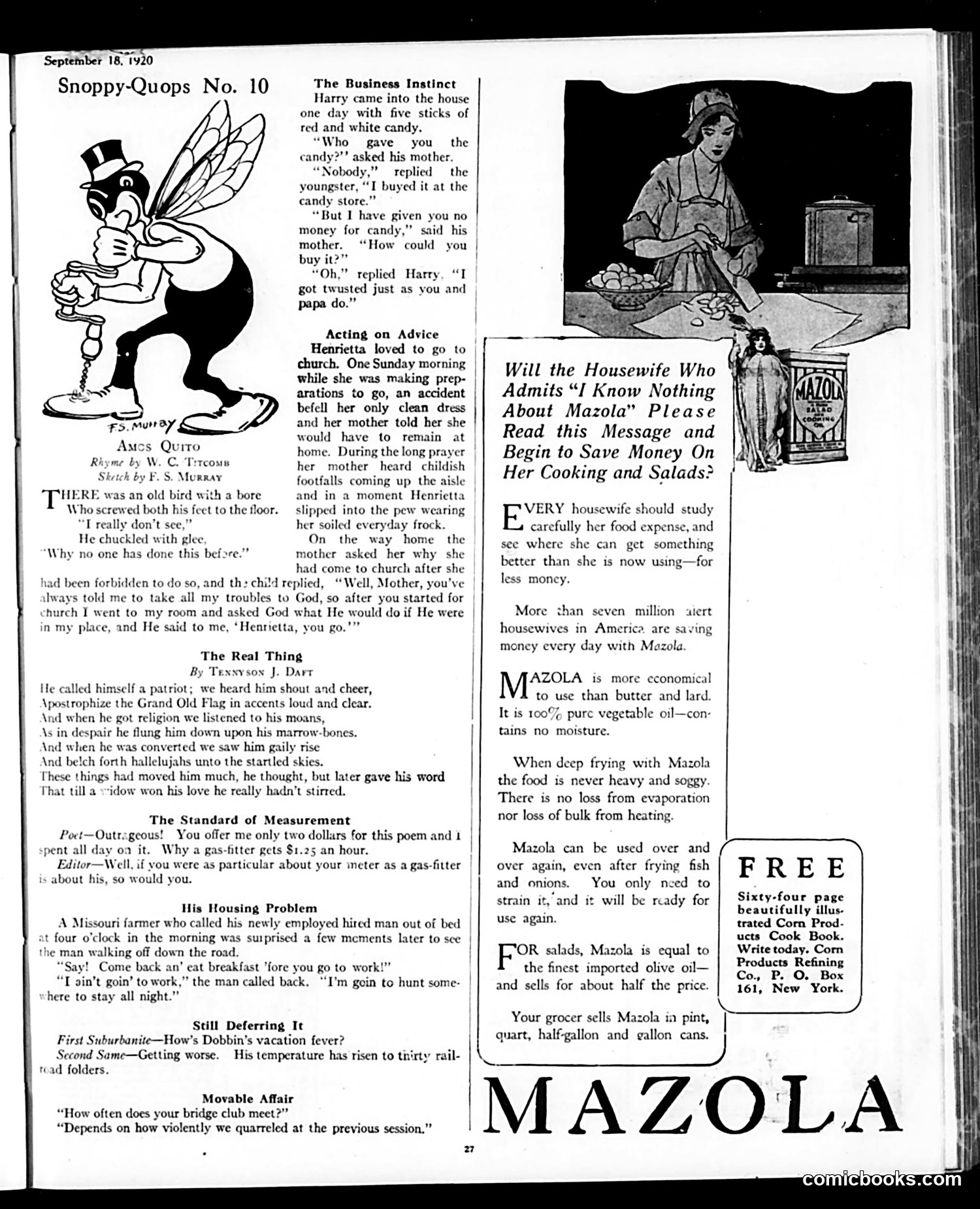Judge — September 18, 1920 — page 27 of 32