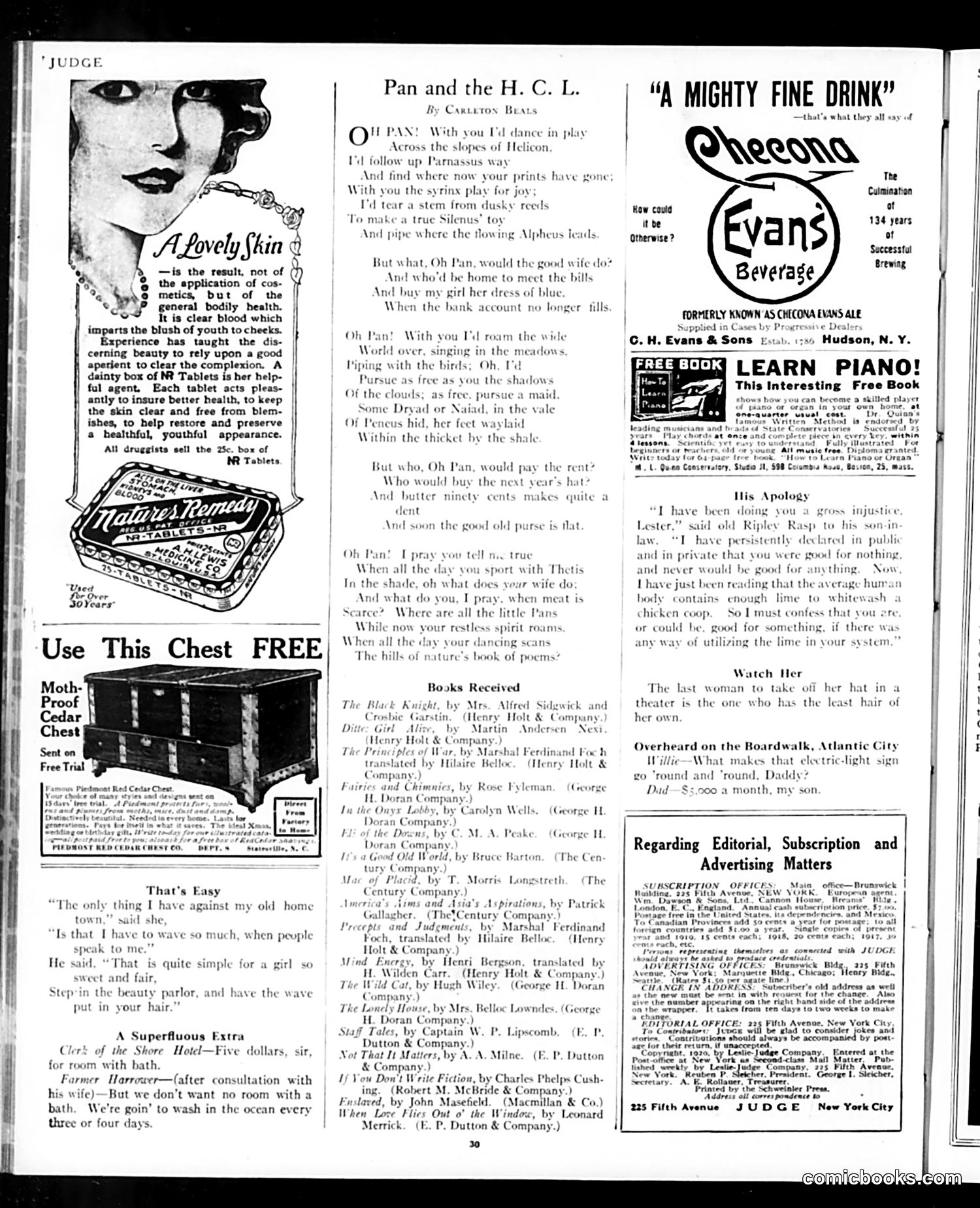 Judge — September 18, 1920 — page 30 of 32