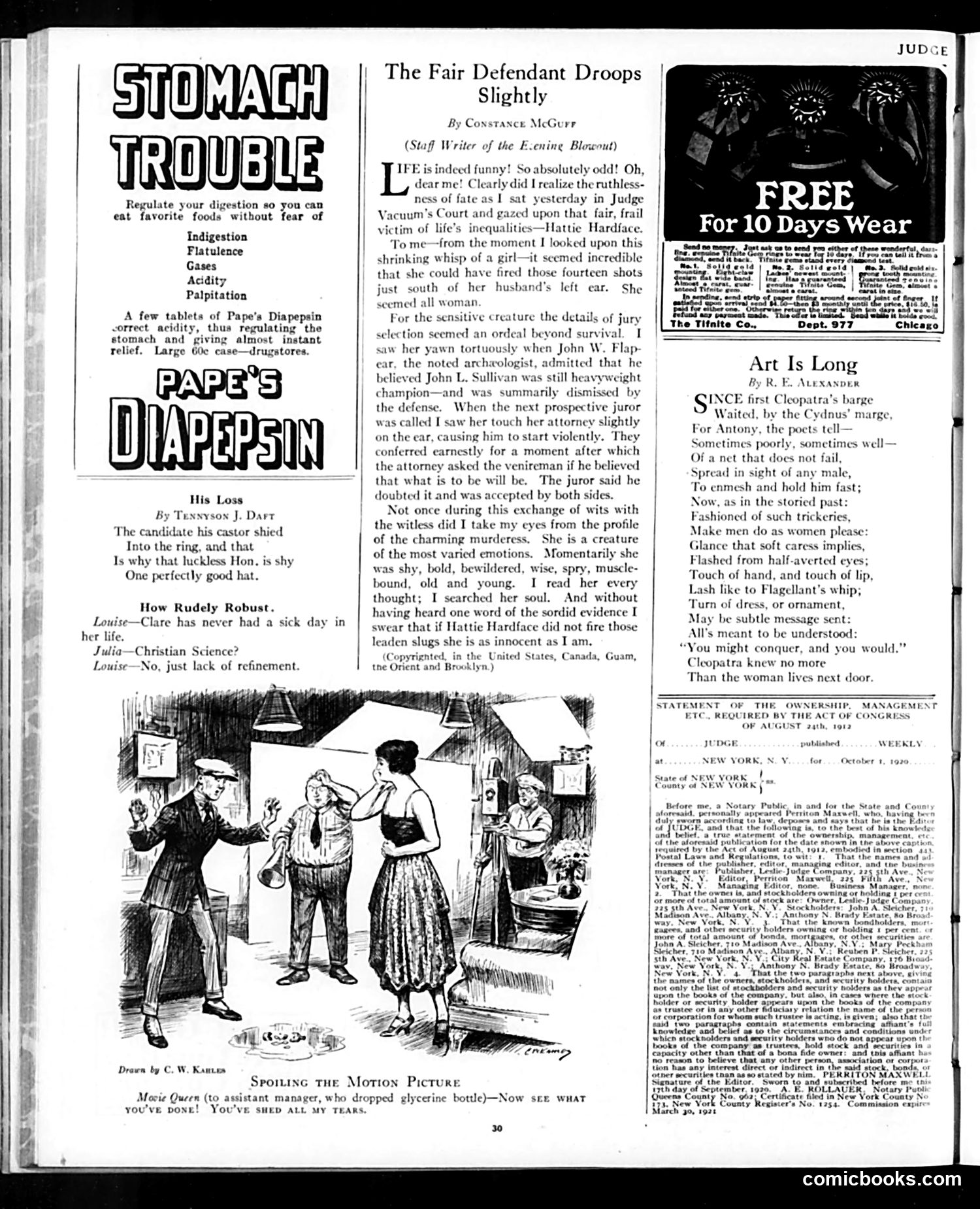 Judge — October 16, 1920 — page 30 of 32
