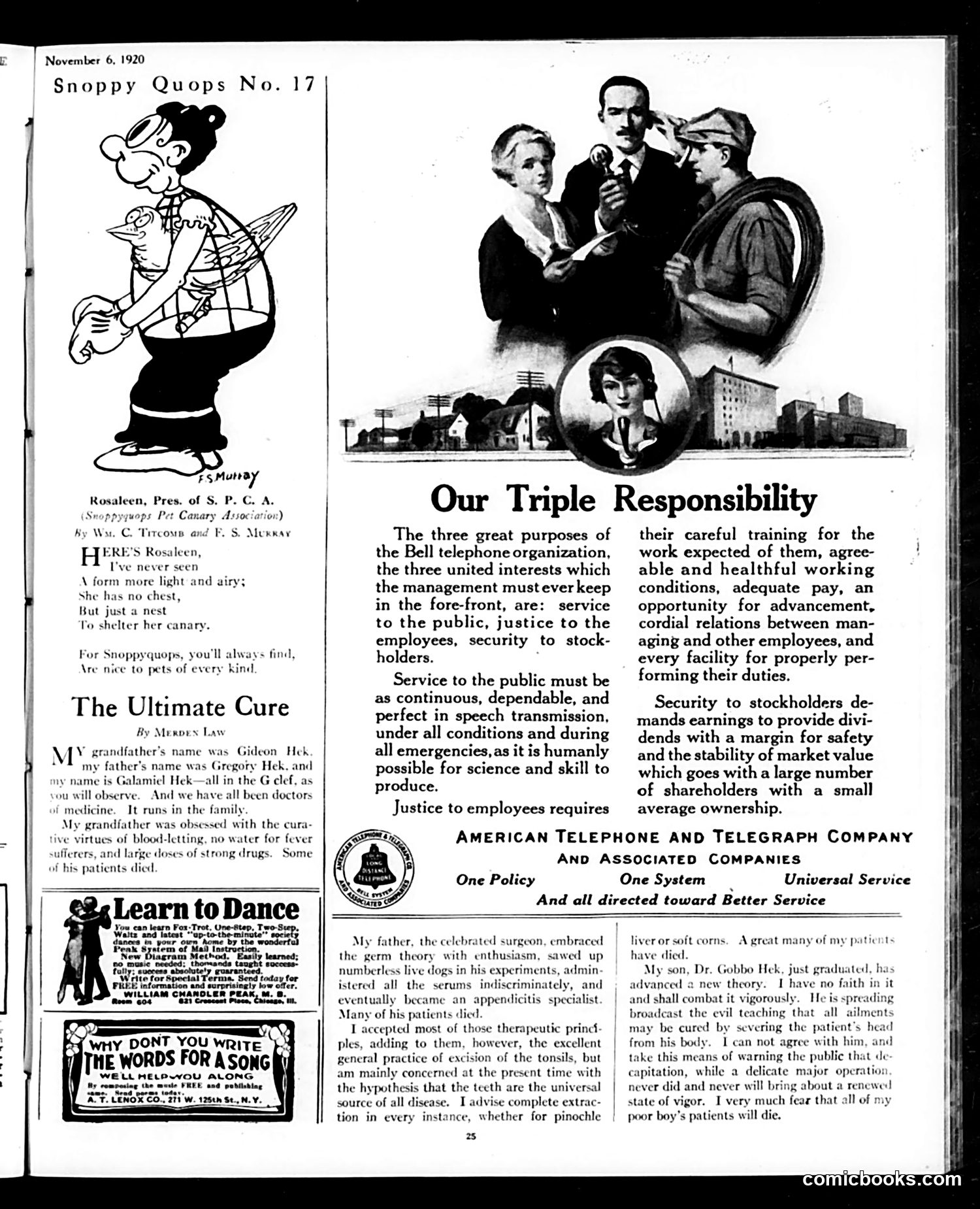 Judge — November 6, 1920 — page 25 of 32