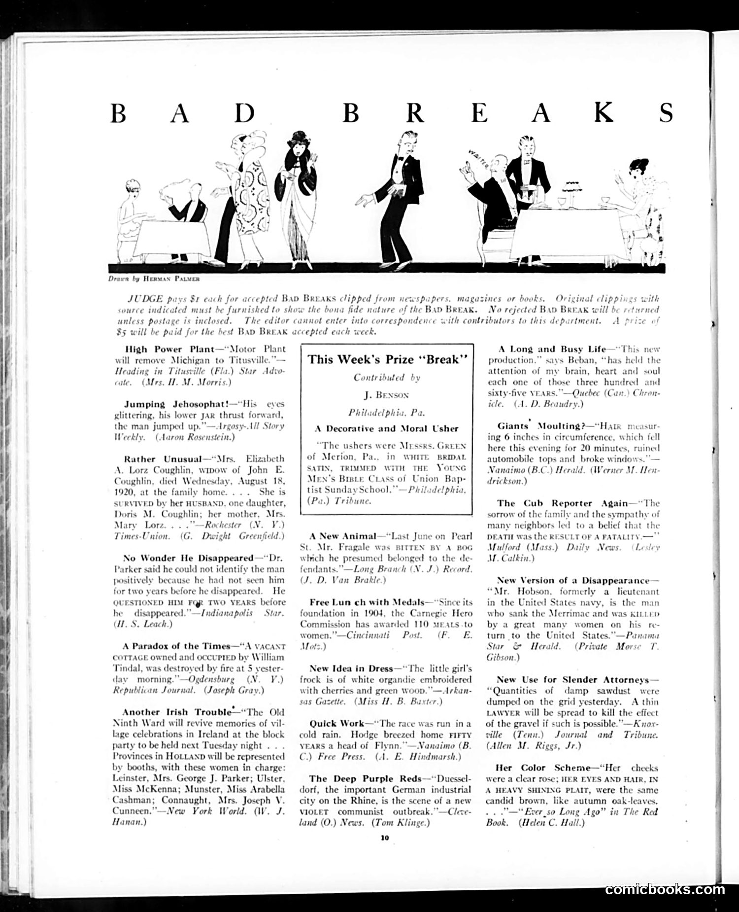 Judge — November 20, 1920 — page 10 of 32