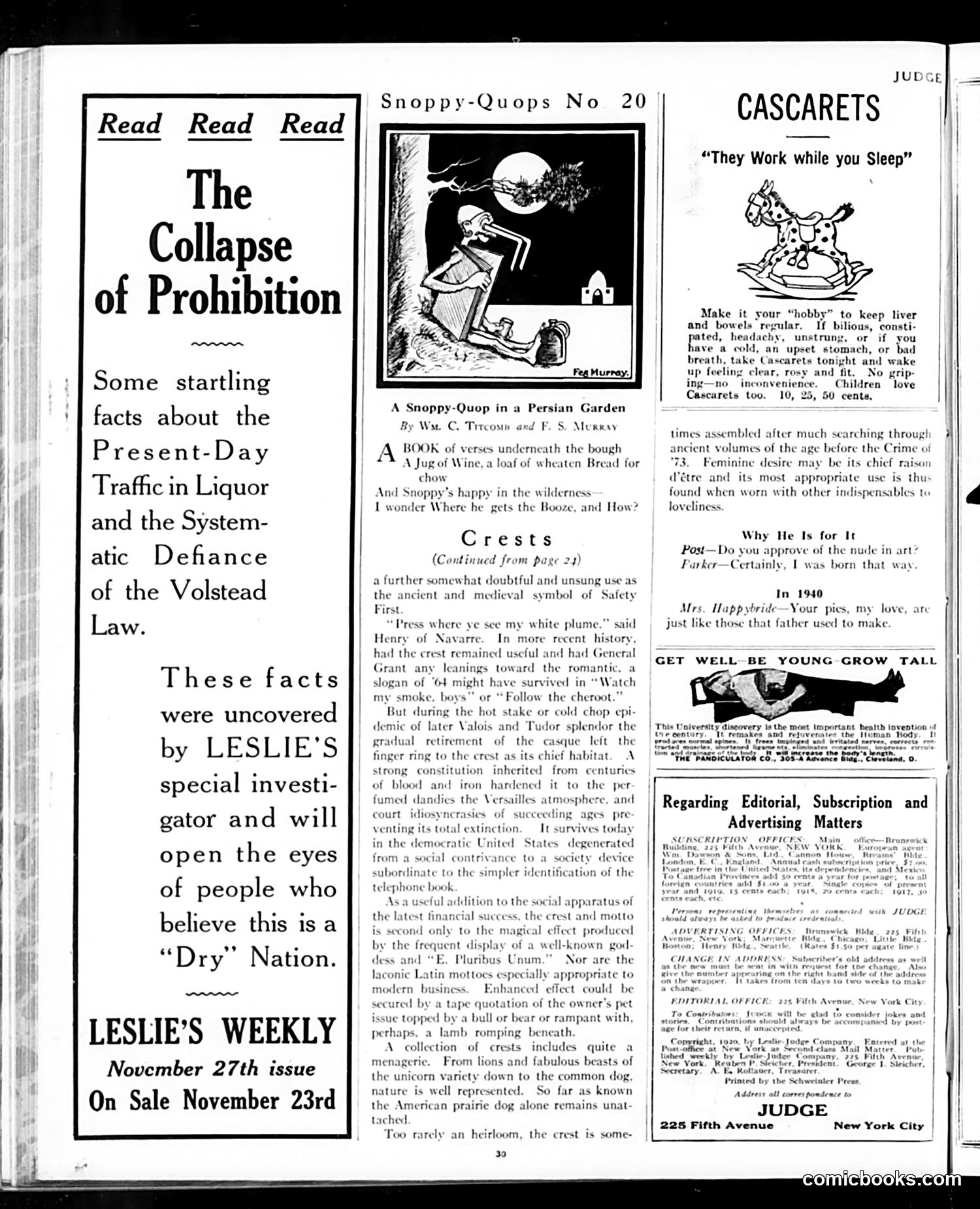 Judge — November 27, 1920 — page 30 of 32