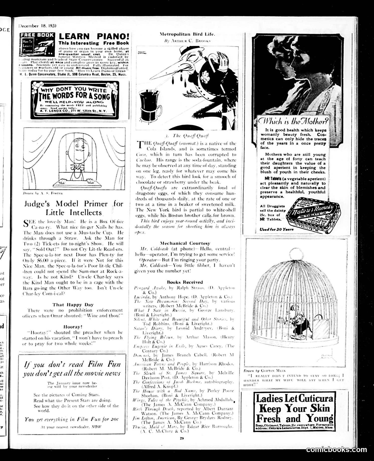 Judge — December 18, 1920 — page 29 of 32