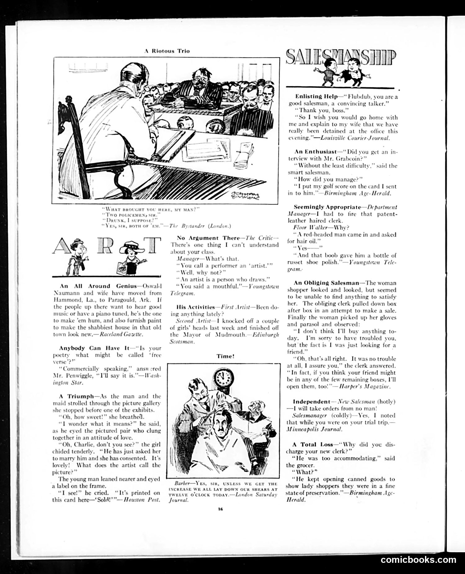 Judge — January 1, 1921 — page 16 of 32