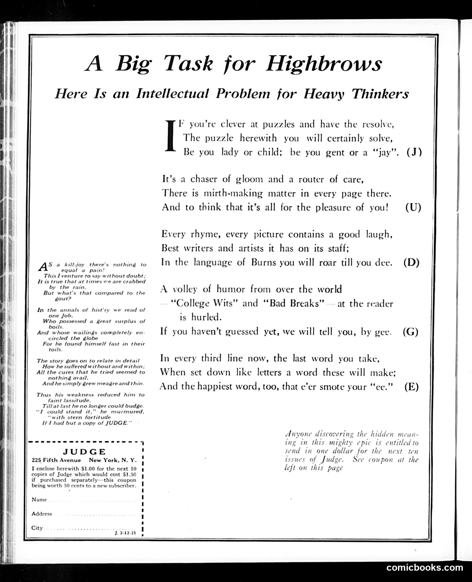 Judge — February 12, 1921 — page 2 of 32