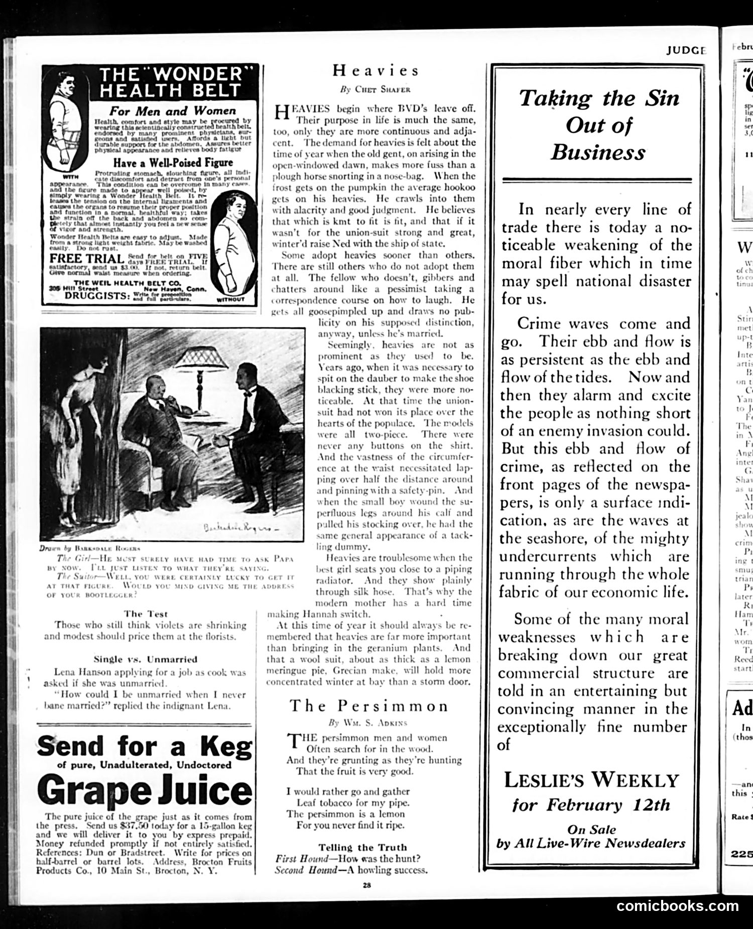Judge — February 12, 1921 — page 28 of 32