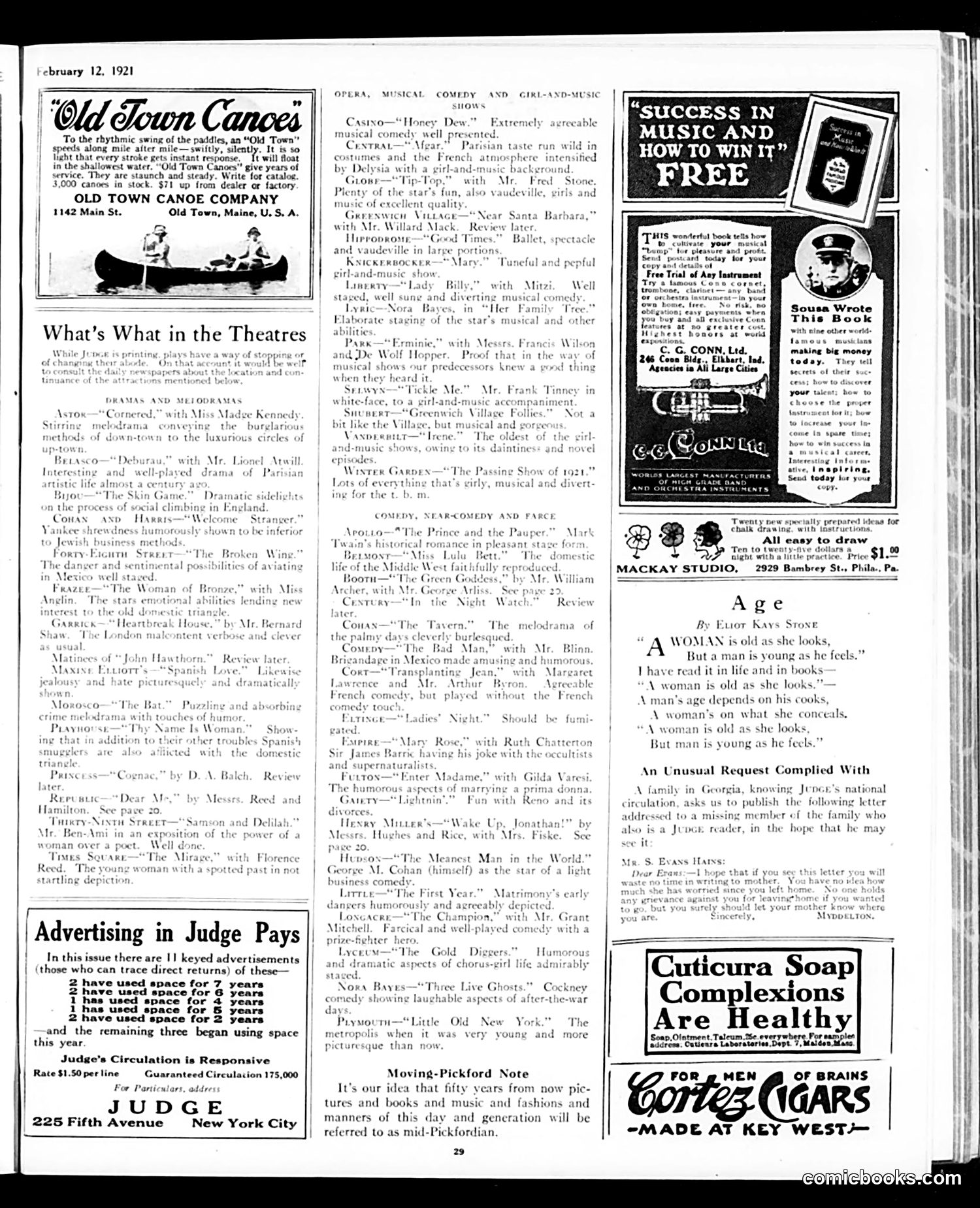 Judge — February 12, 1921 — page 29 of 32