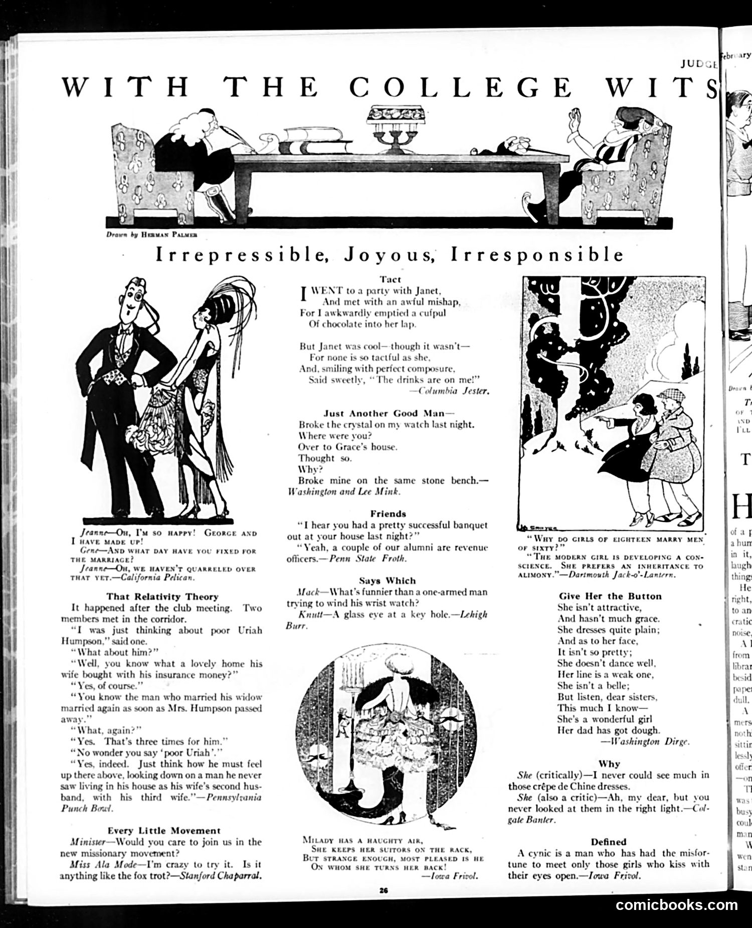 Judge — February 19, 1921 — page 26 of 32