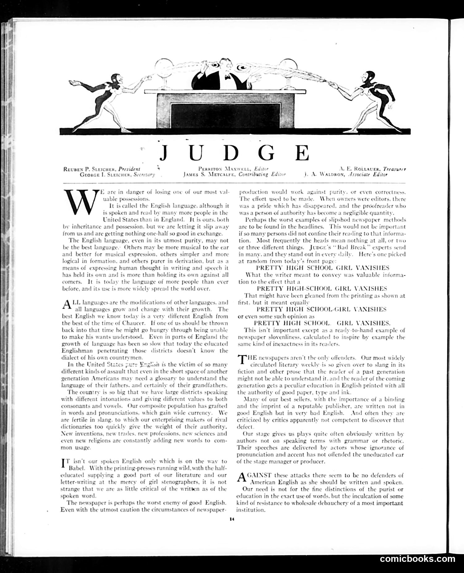 Judge — February 26, 1921 — page 14 of 32