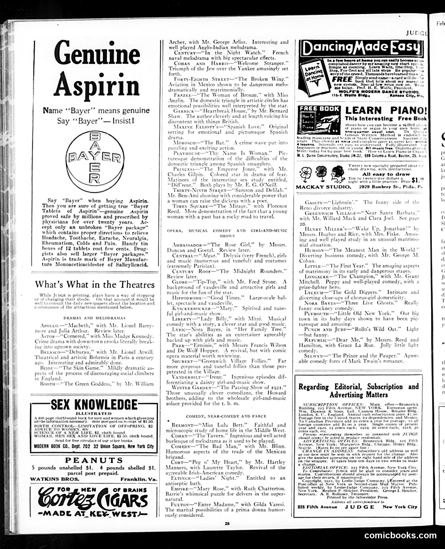 Judge — February 26, 1921 — page 28 of 32