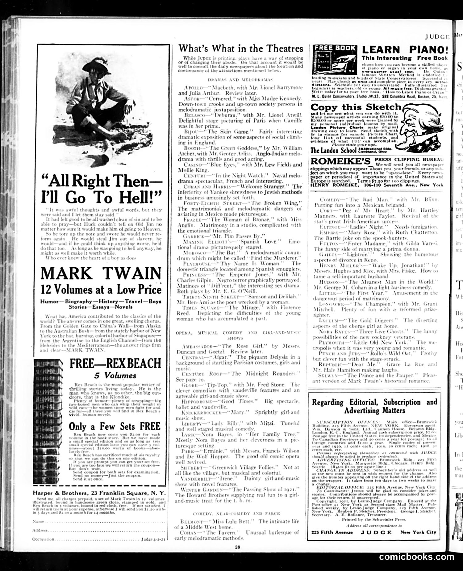 Judge — March 5, 1921 — page 28 of 32