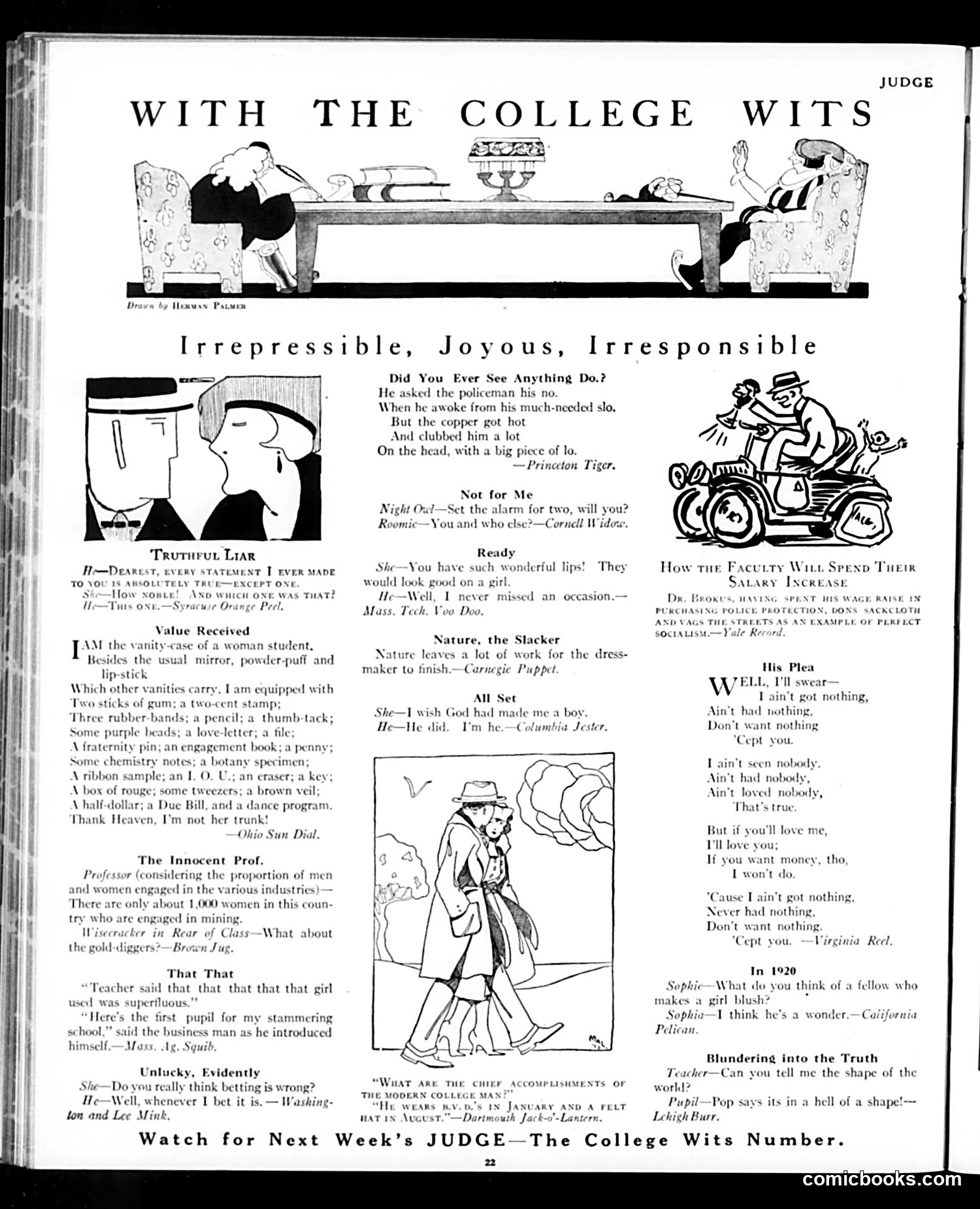 Judge — March 12, 1921 — page 22 of 32