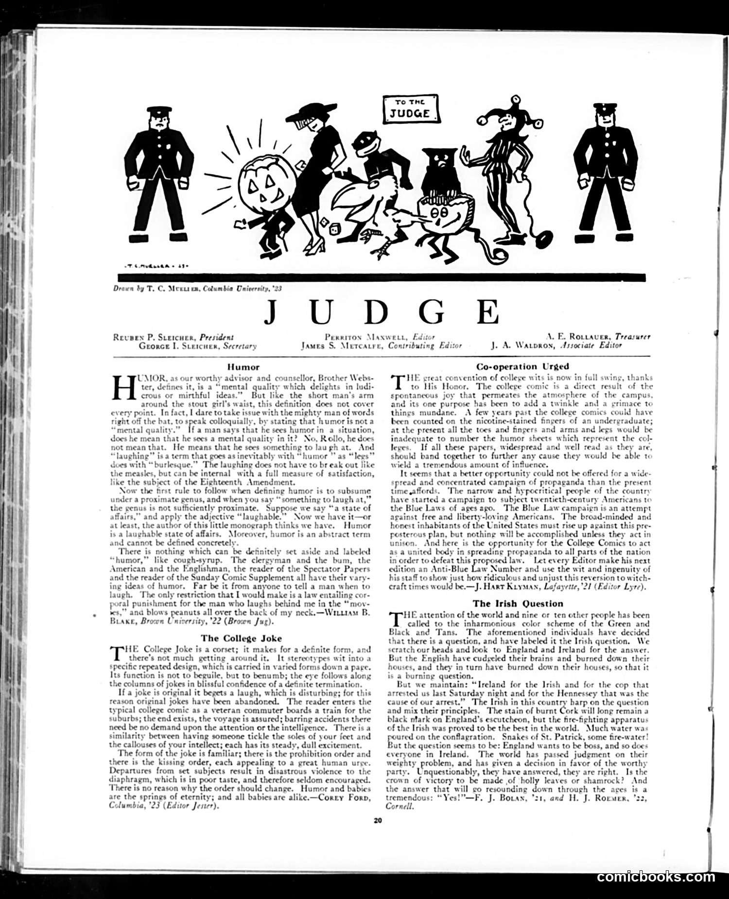 Judge — March 19, 1921 — page 20 of 36