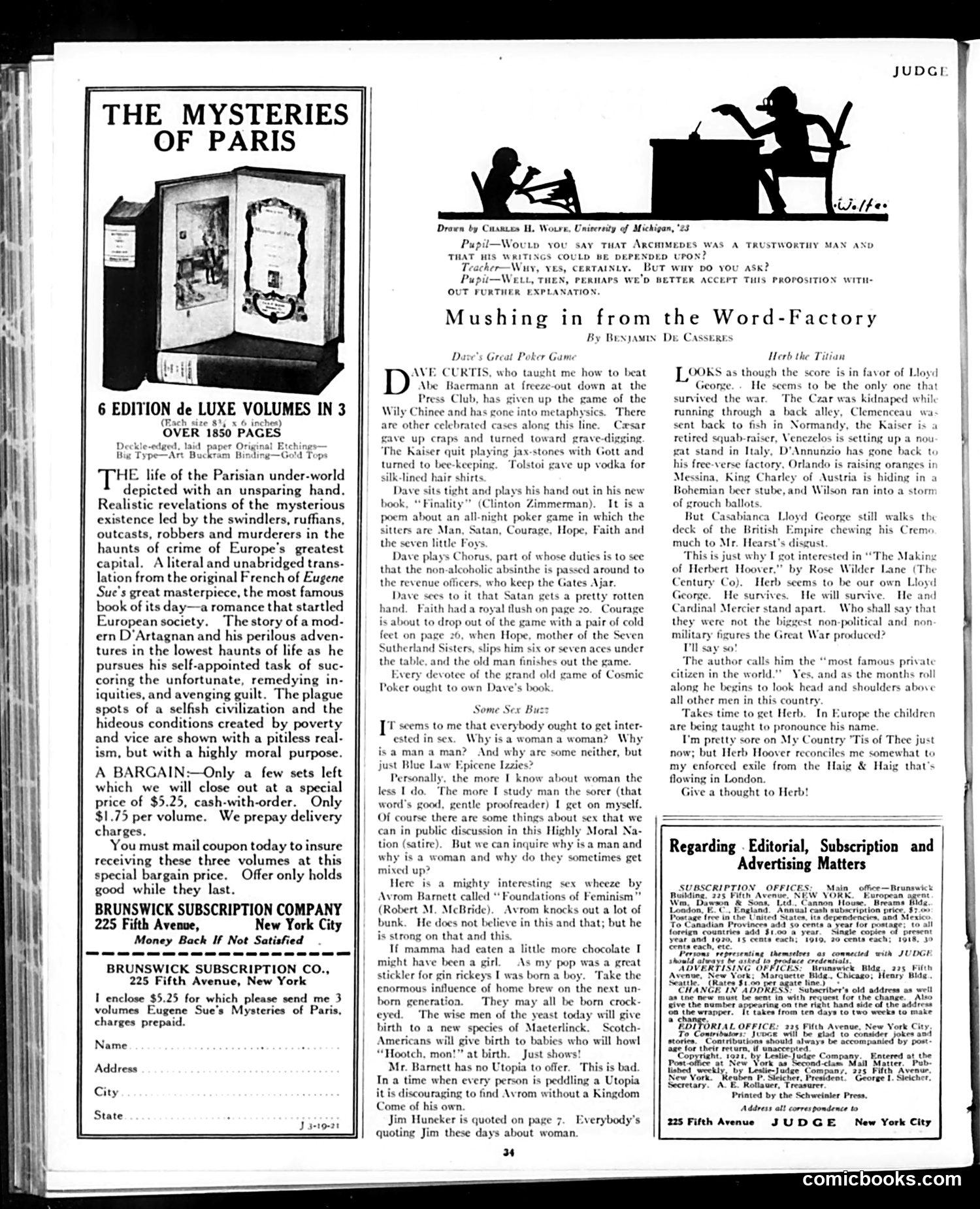 Judge — March 19, 1921 — page 34 of 36