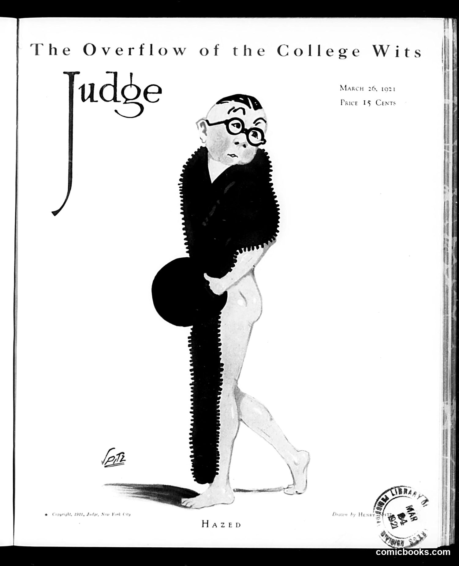 Judge — March 26, 1921